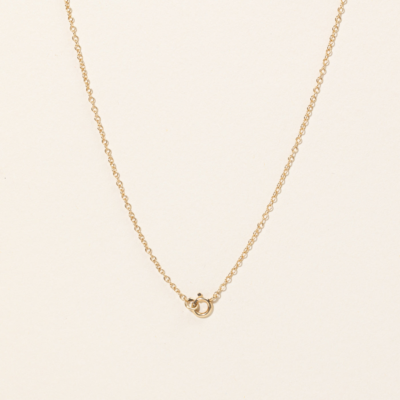 Diamond Scoop Pendant Choker | 0.18ctw | 14" |