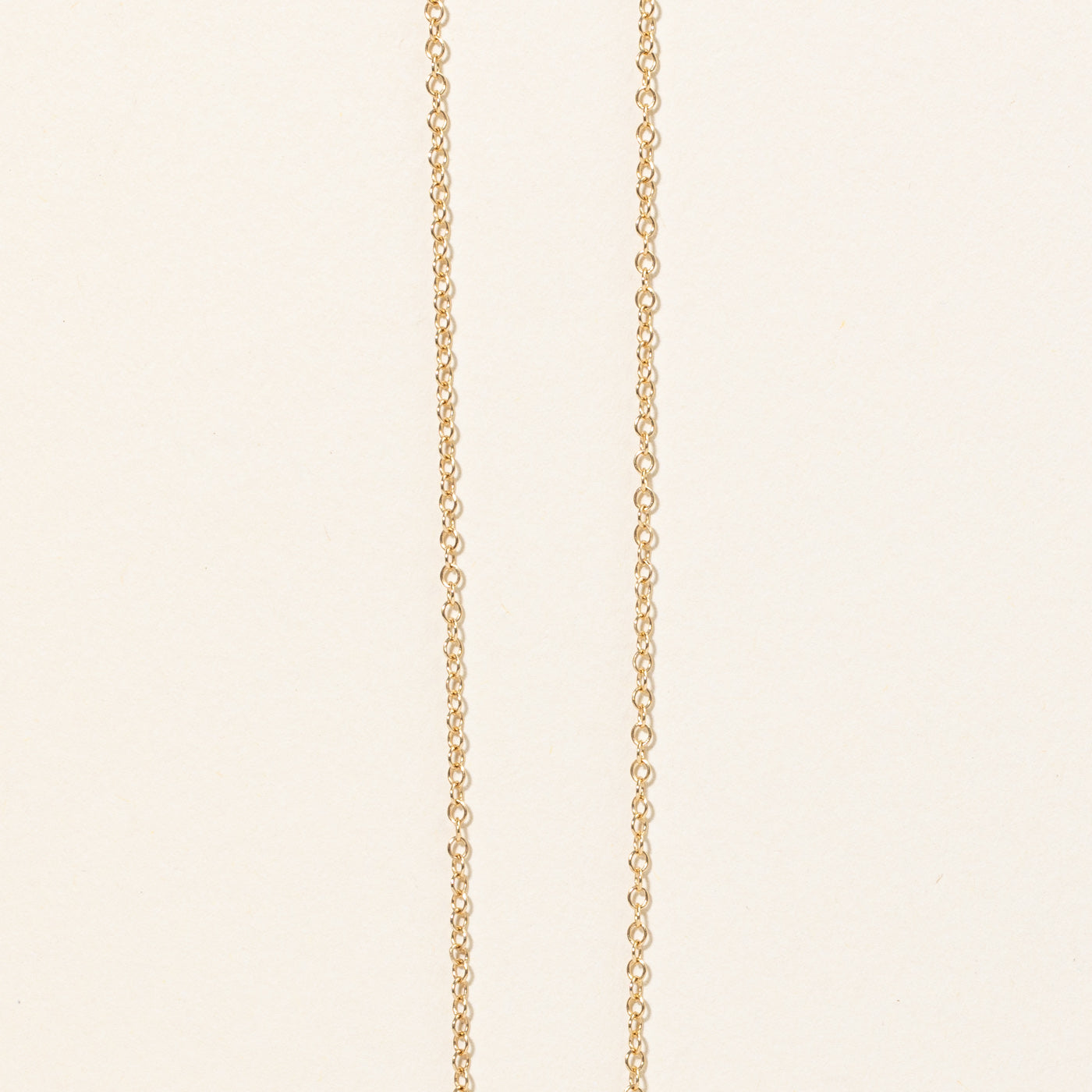 Diamond Scoop Pendant Choker | 0.18ctw | 14" |