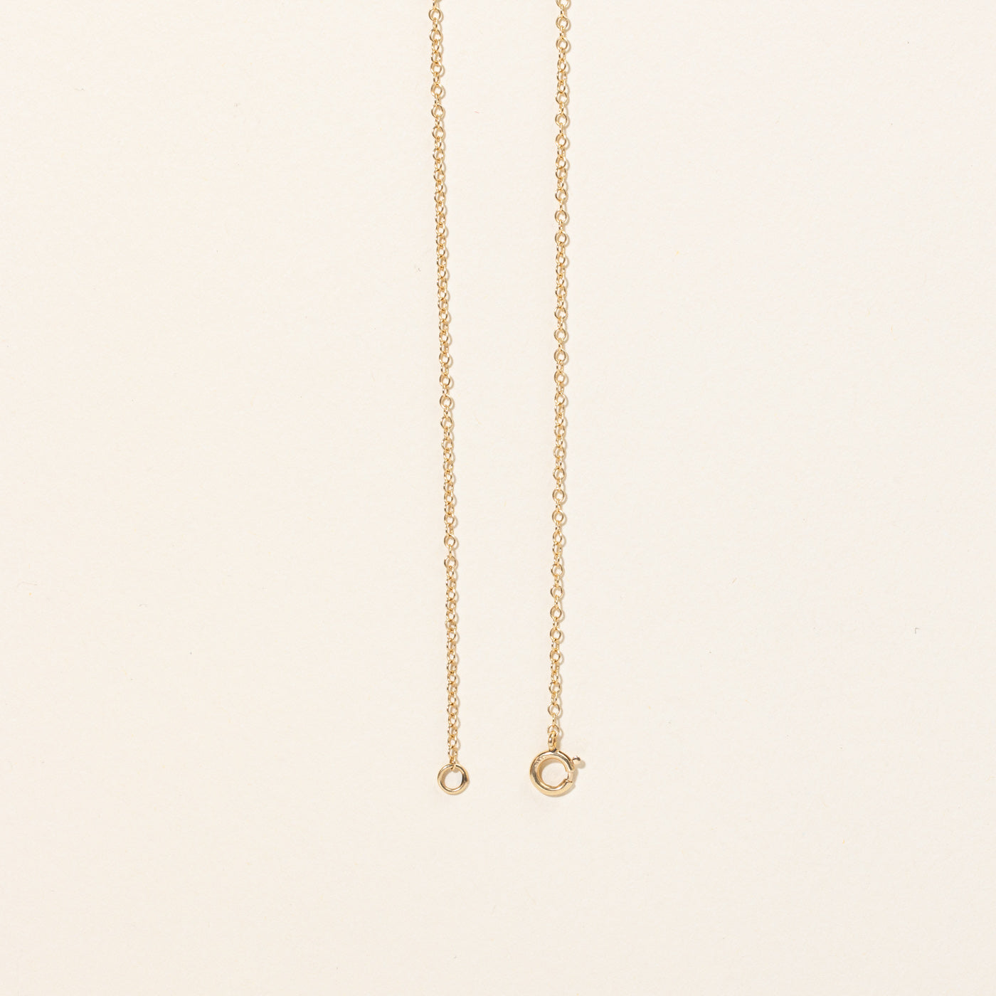 Diamond Scoop Pendant Choker | 0.18ctw | 14" |