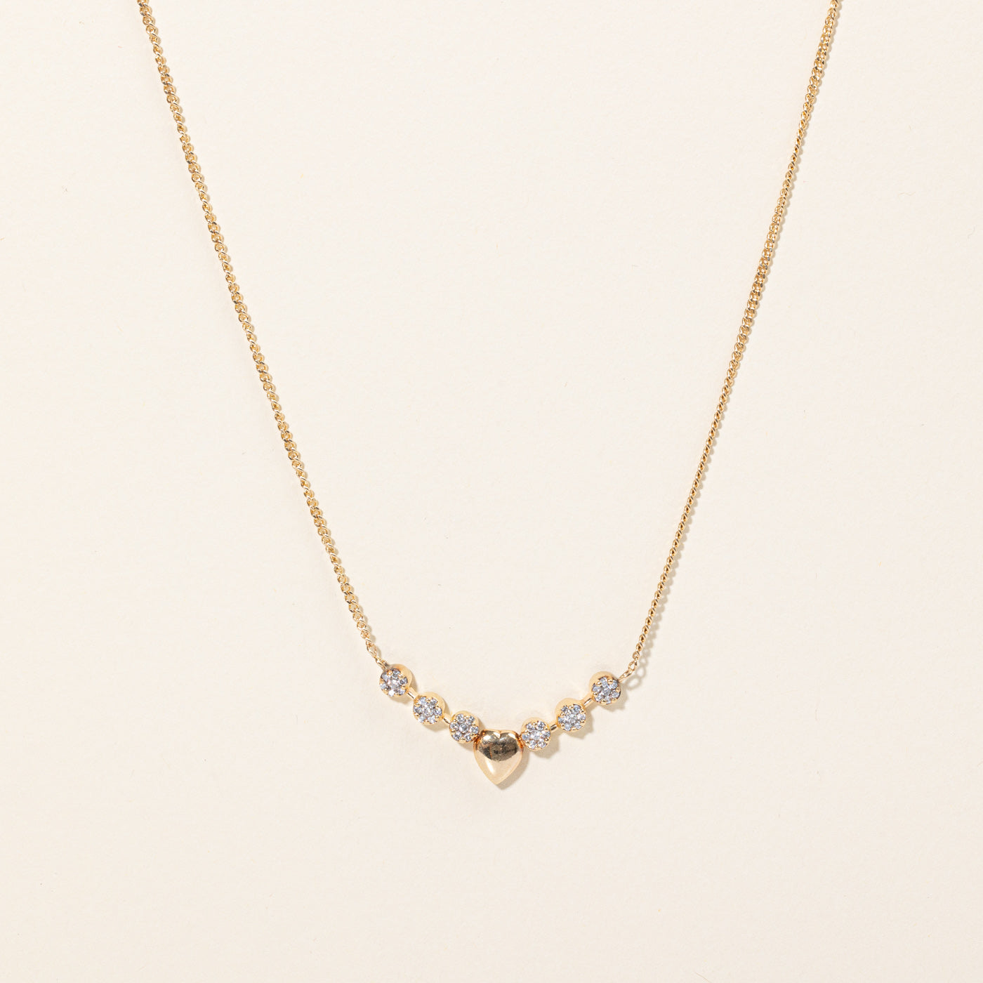 Diamond Heart Pendant Necklace | 0.48ctw | 20" |