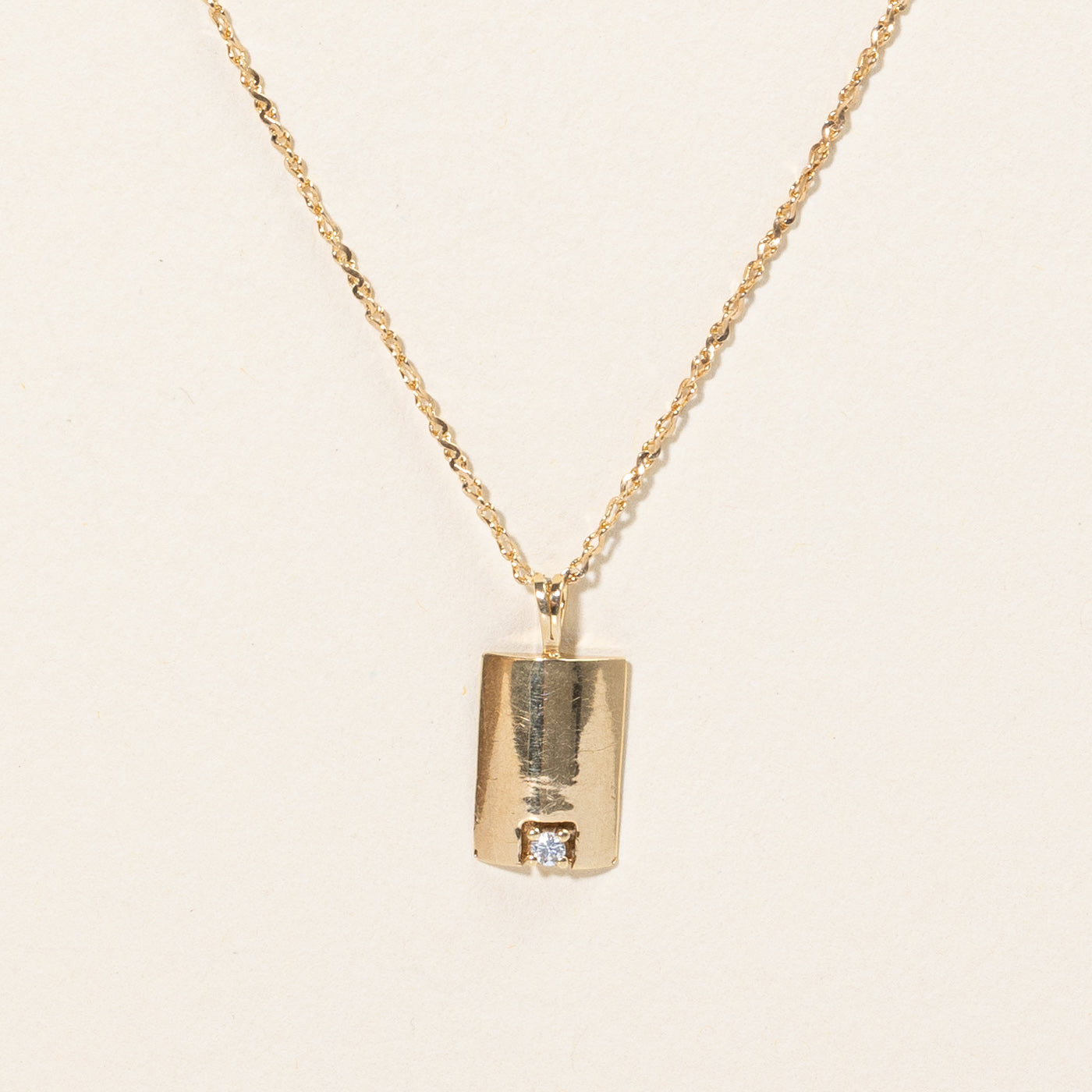 Diamond Pendant & Necklace | 0.03ct | 19" |