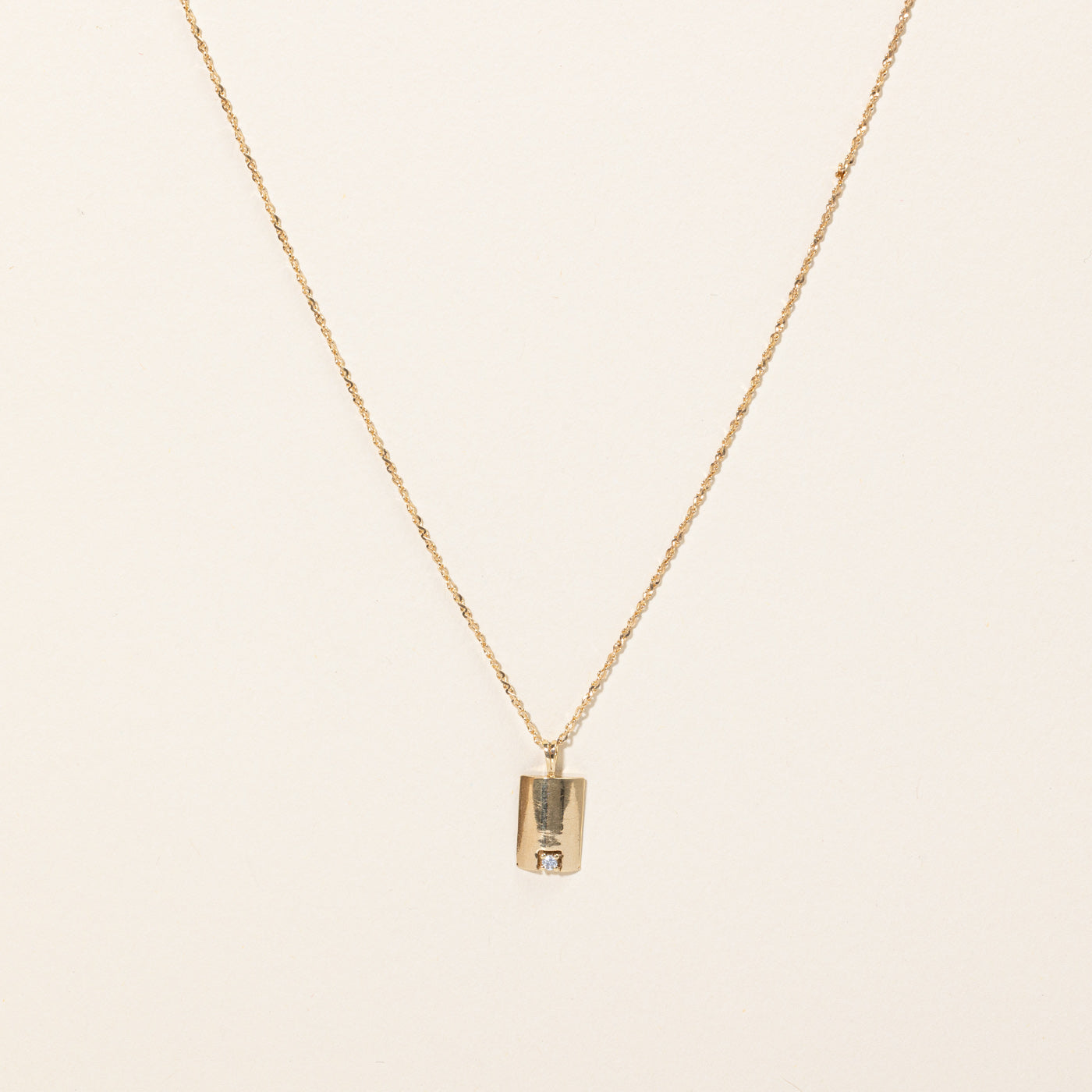 Diamond Pendant & Necklace | 0.03ct | 19" |