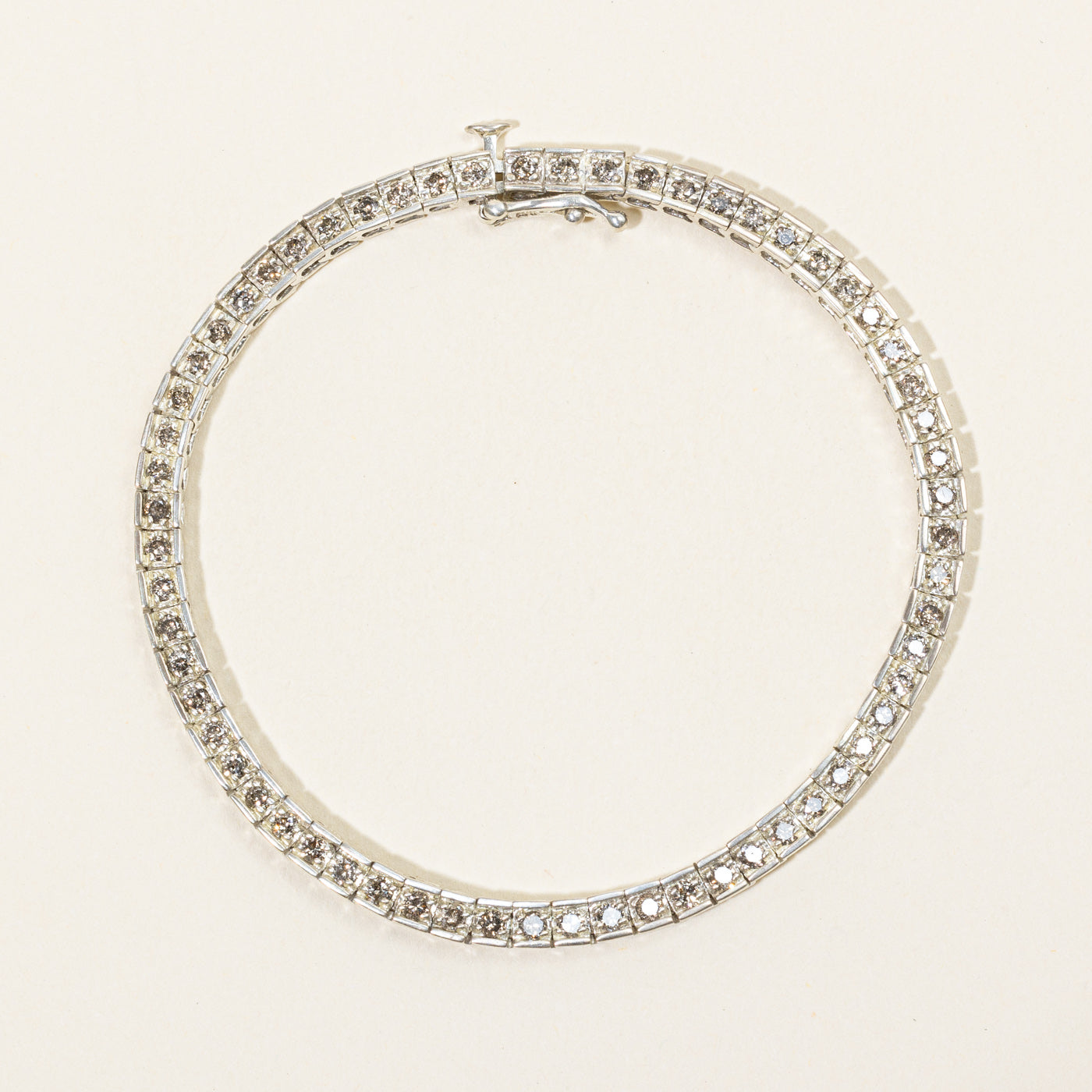 Diamond Tennis Bracelet | 1.55ctw I1/I2 K-M | 7.25" |