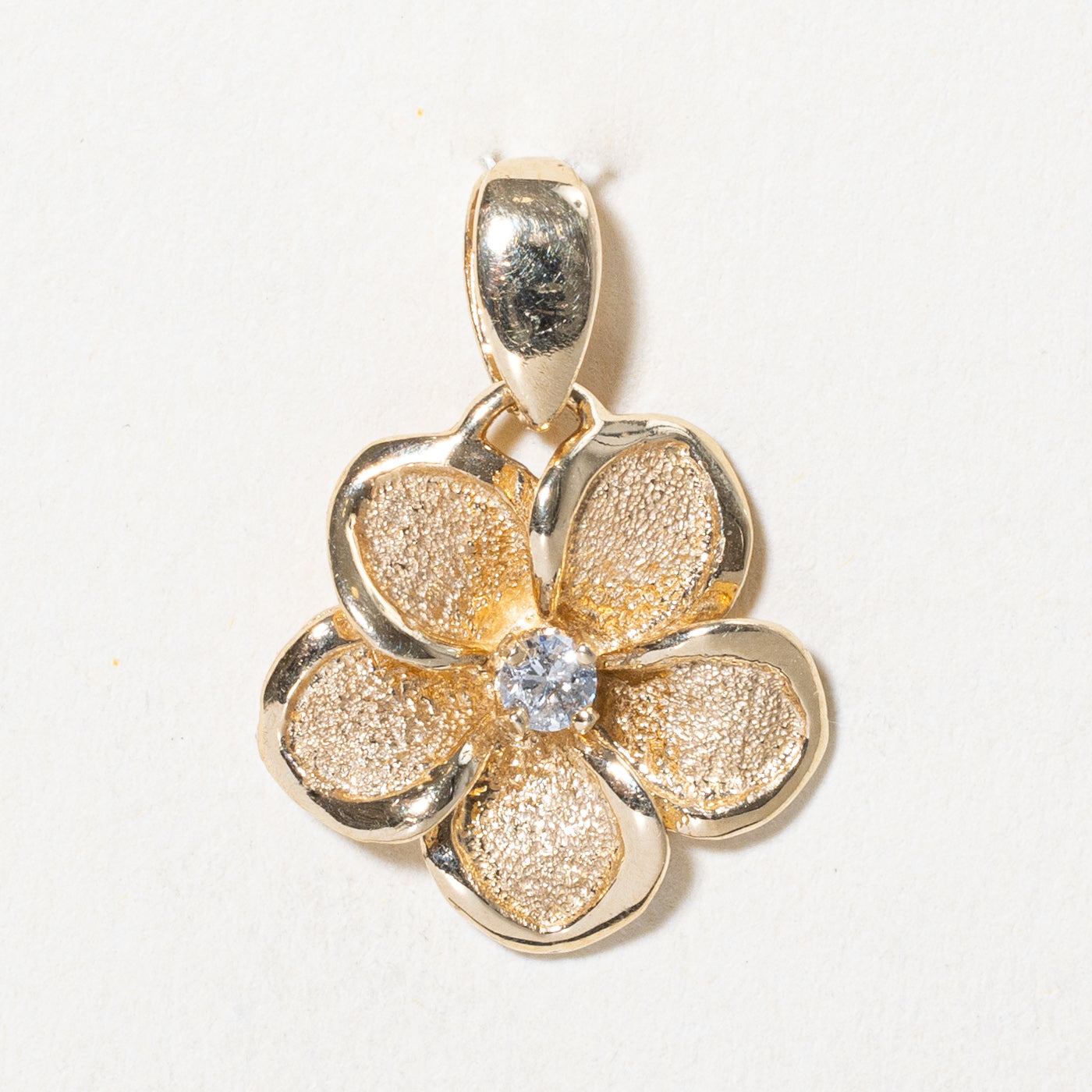 Diamond Flower Pendant | 0.06ct |