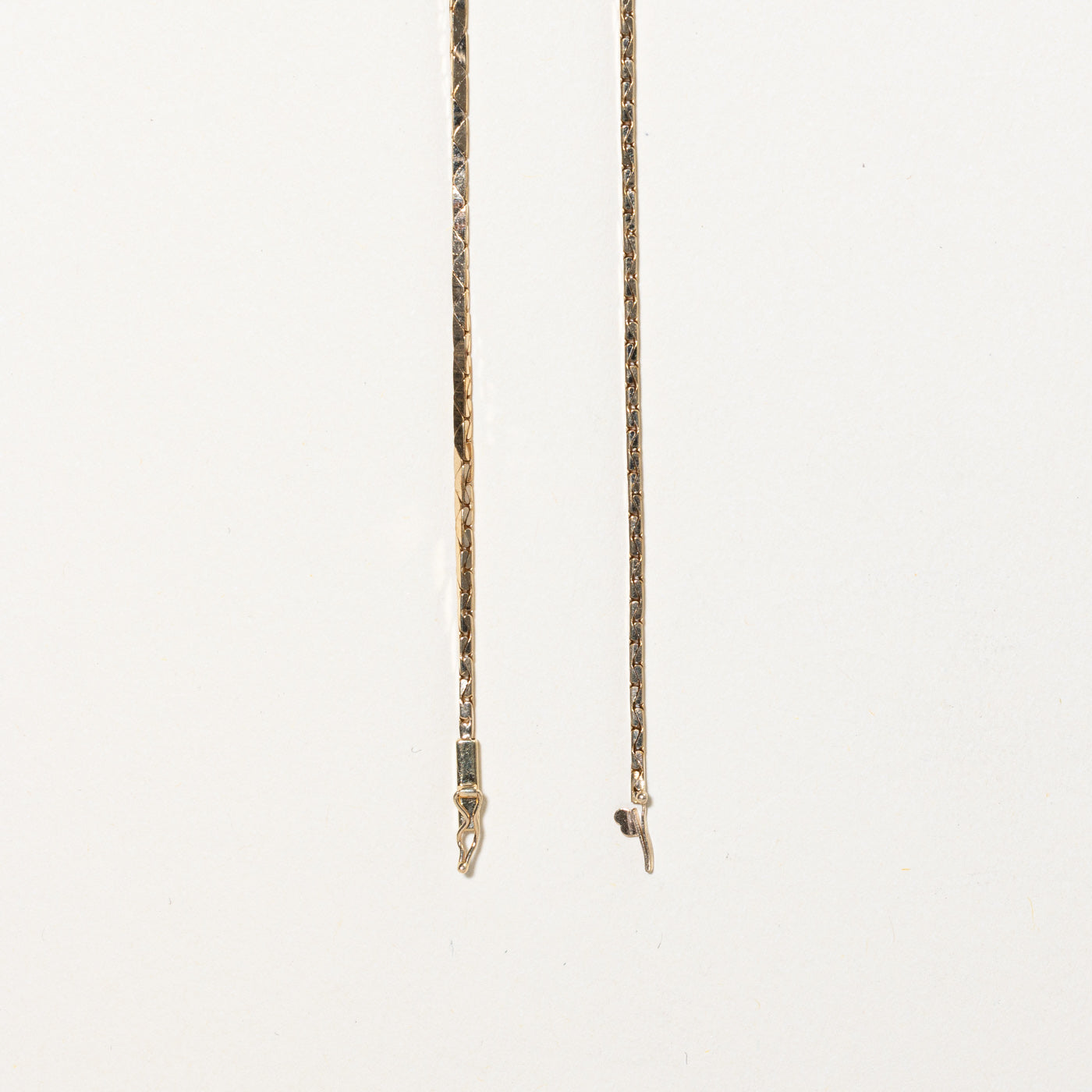 Diamond Bypass Scoop Necklace | 0.28ctw | 17" |
