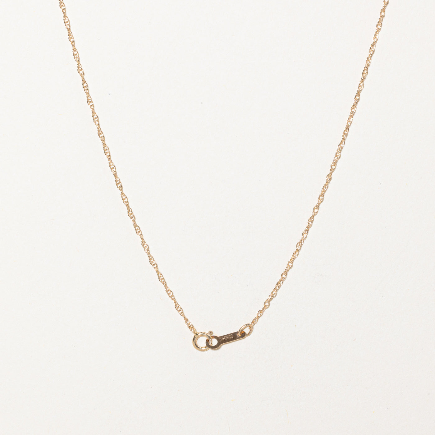 Collier pendentif fleur en diamant | 0,11 ct | 40,6 cm |
