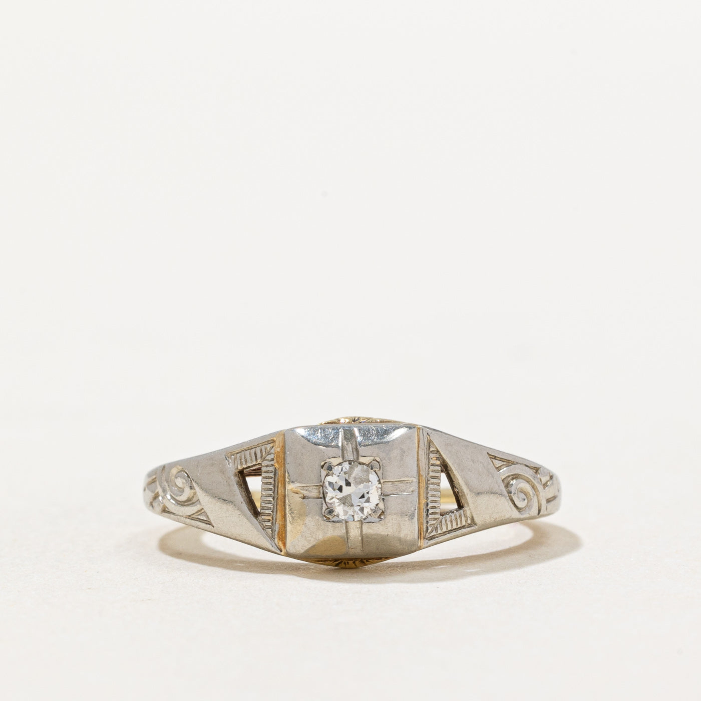 Transitional Cut Diamond Ring | 0.08ct | SZ 5.25 |