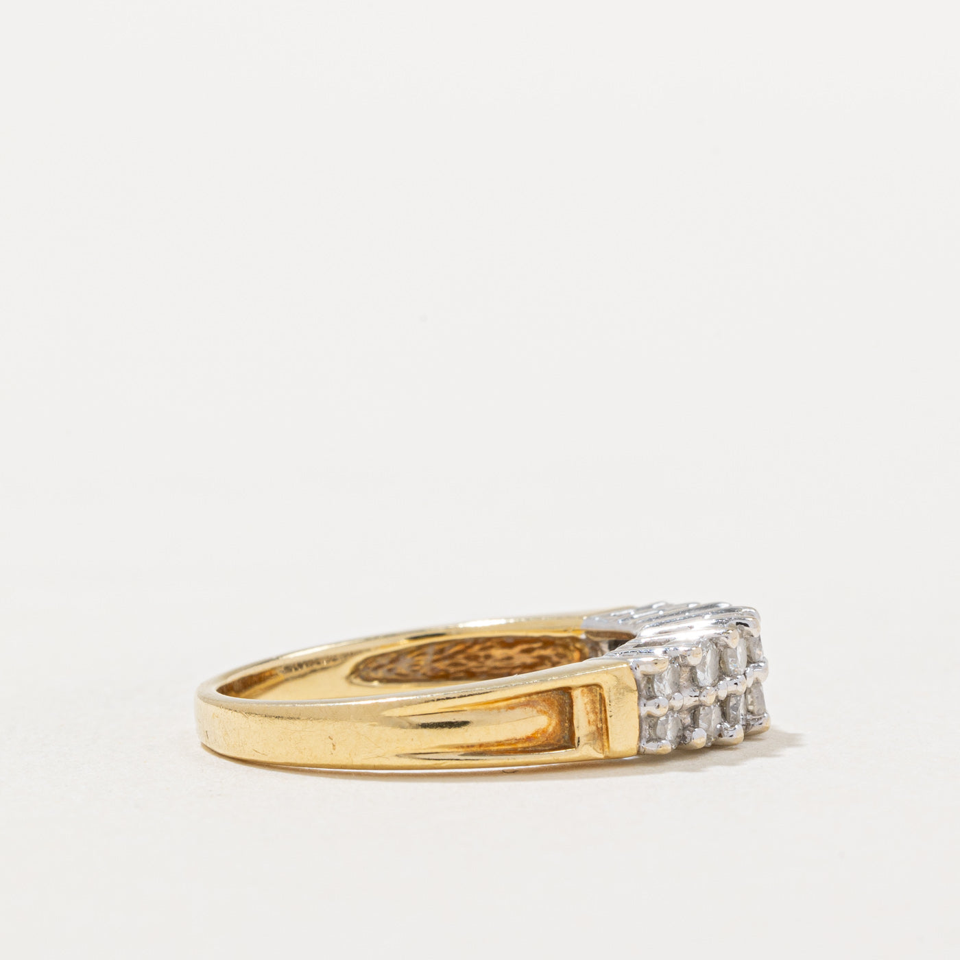 Double Row Diamond Band | 0.56ctw | SZ 6.5 |