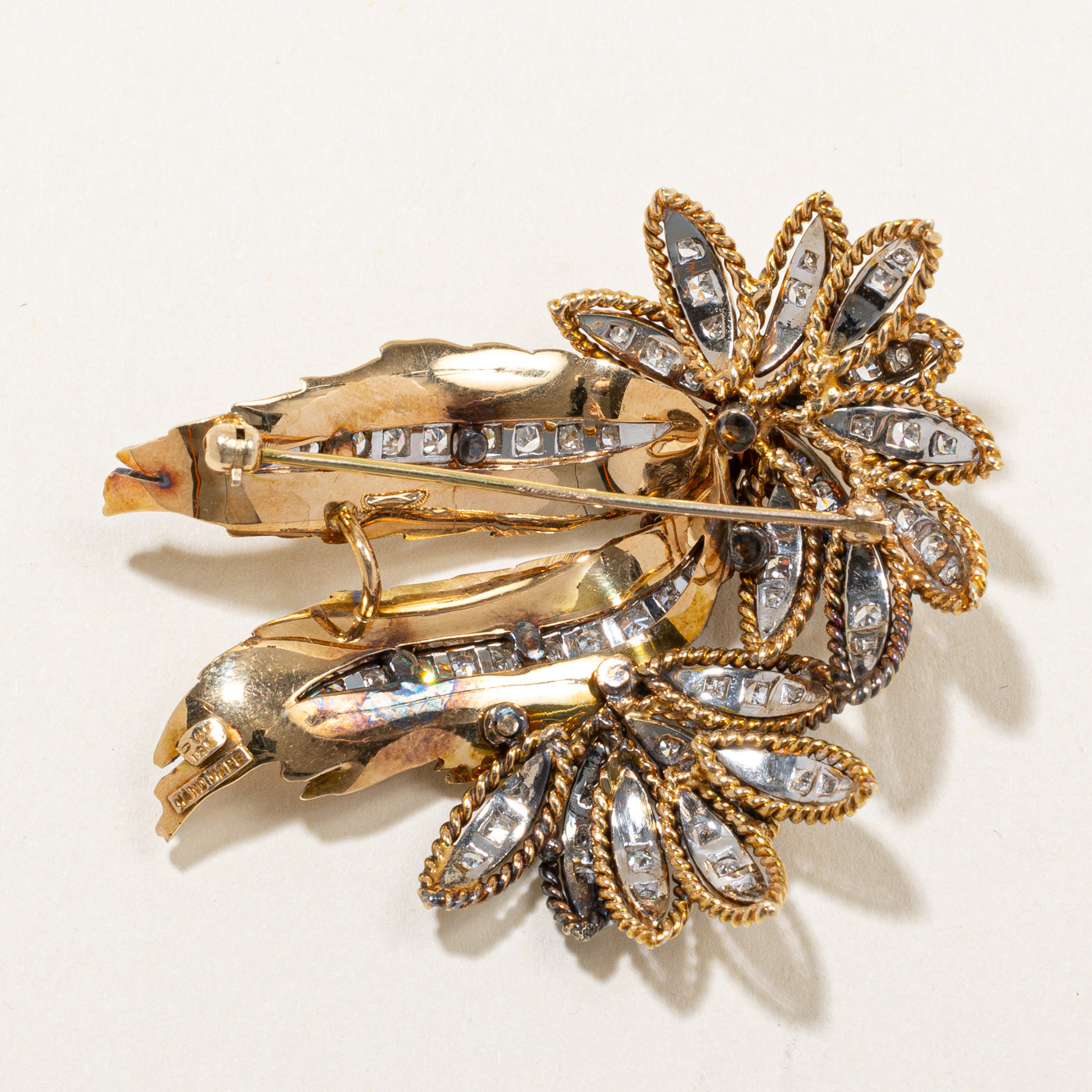 Diamond Ornate Brooch | 1.50ctw |