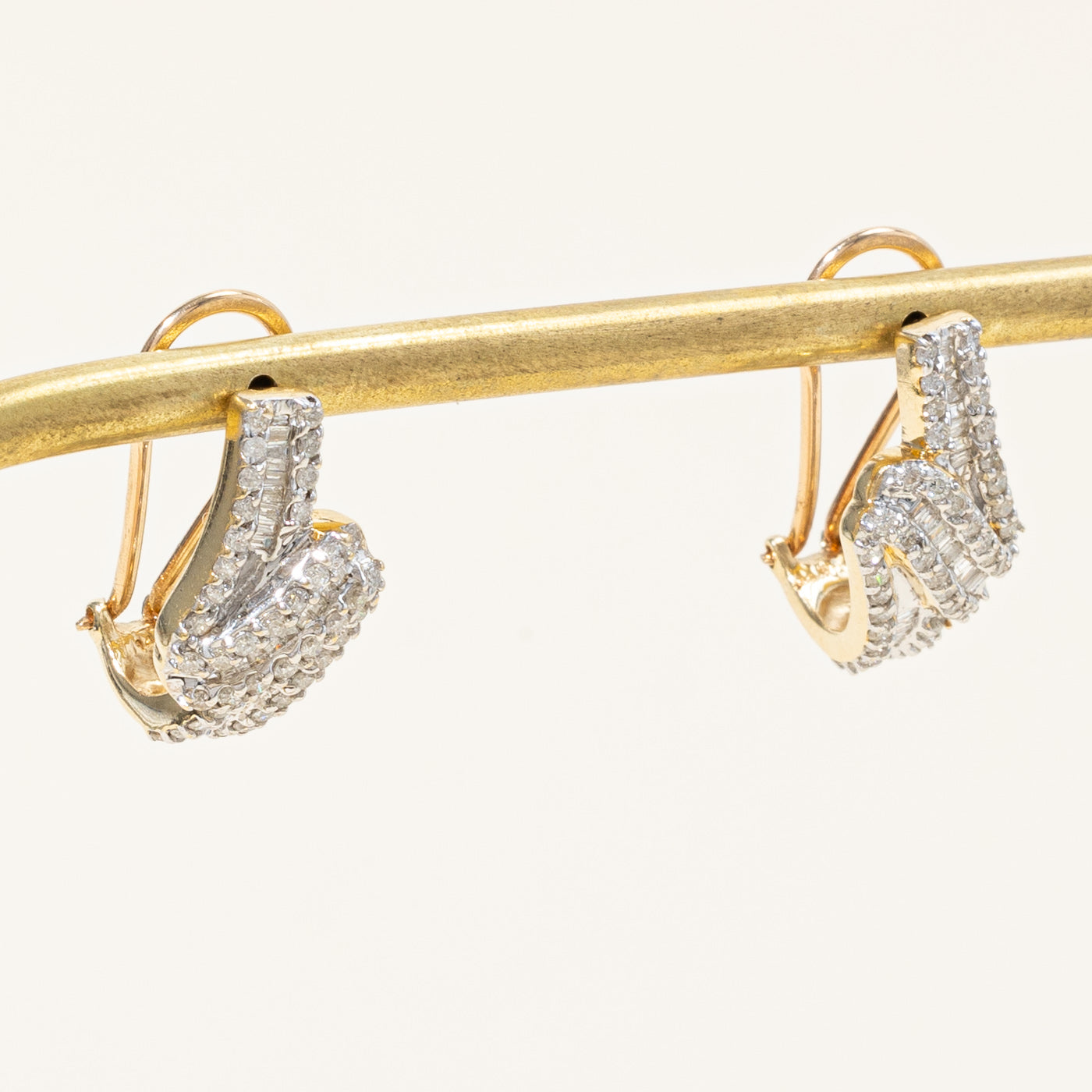 Diamond Cluster Earrings | 0.88ctw |