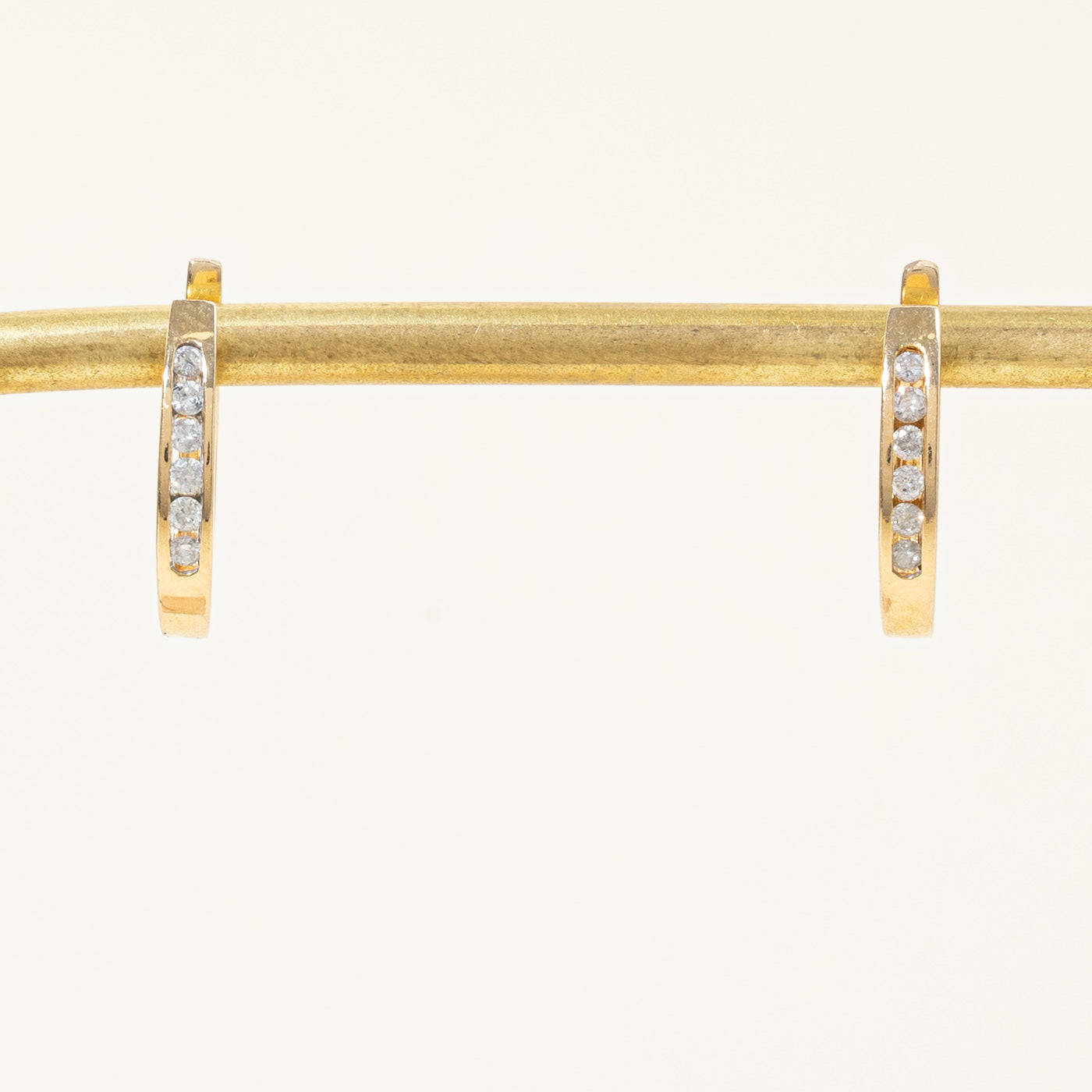 Diamond Huggie Earrings | 0.24ctw |