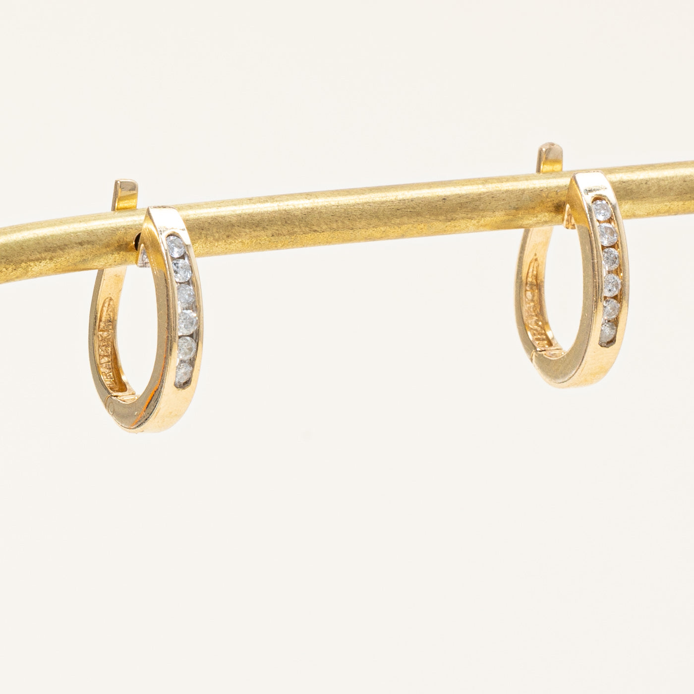Diamond Huggie Earrings | 0.24ctw |