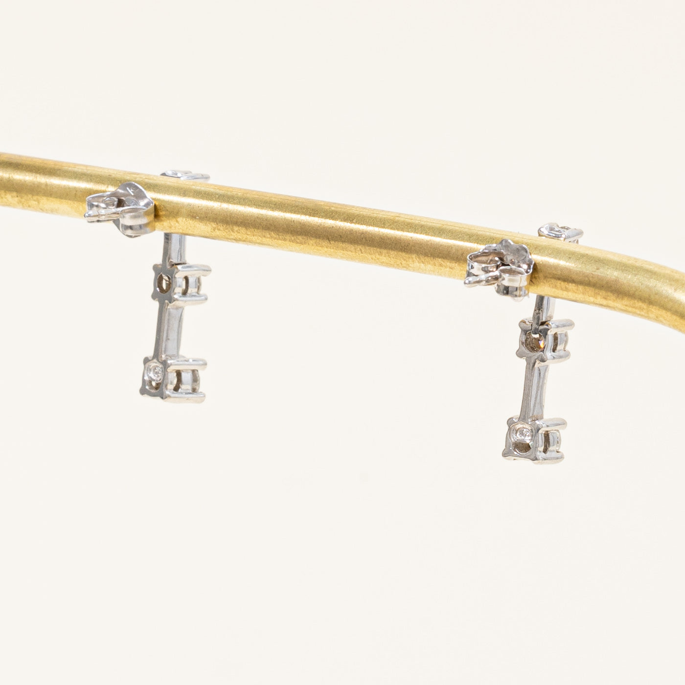 Diamond Column Earrings | 0.36ctw |