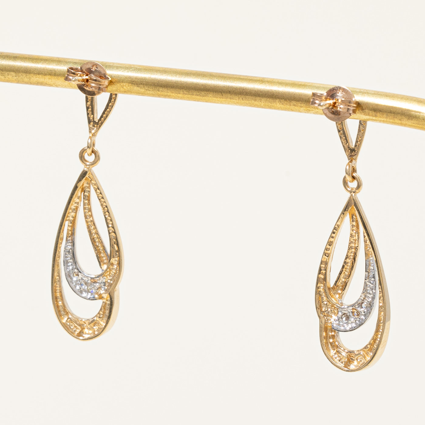 Diamond Drop Earrings | 0.07ctw |