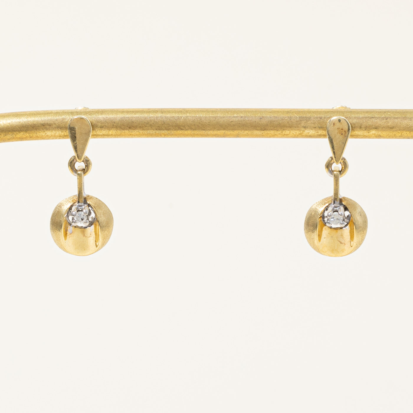 Diamond Drop Earrings | 0.04ctw |