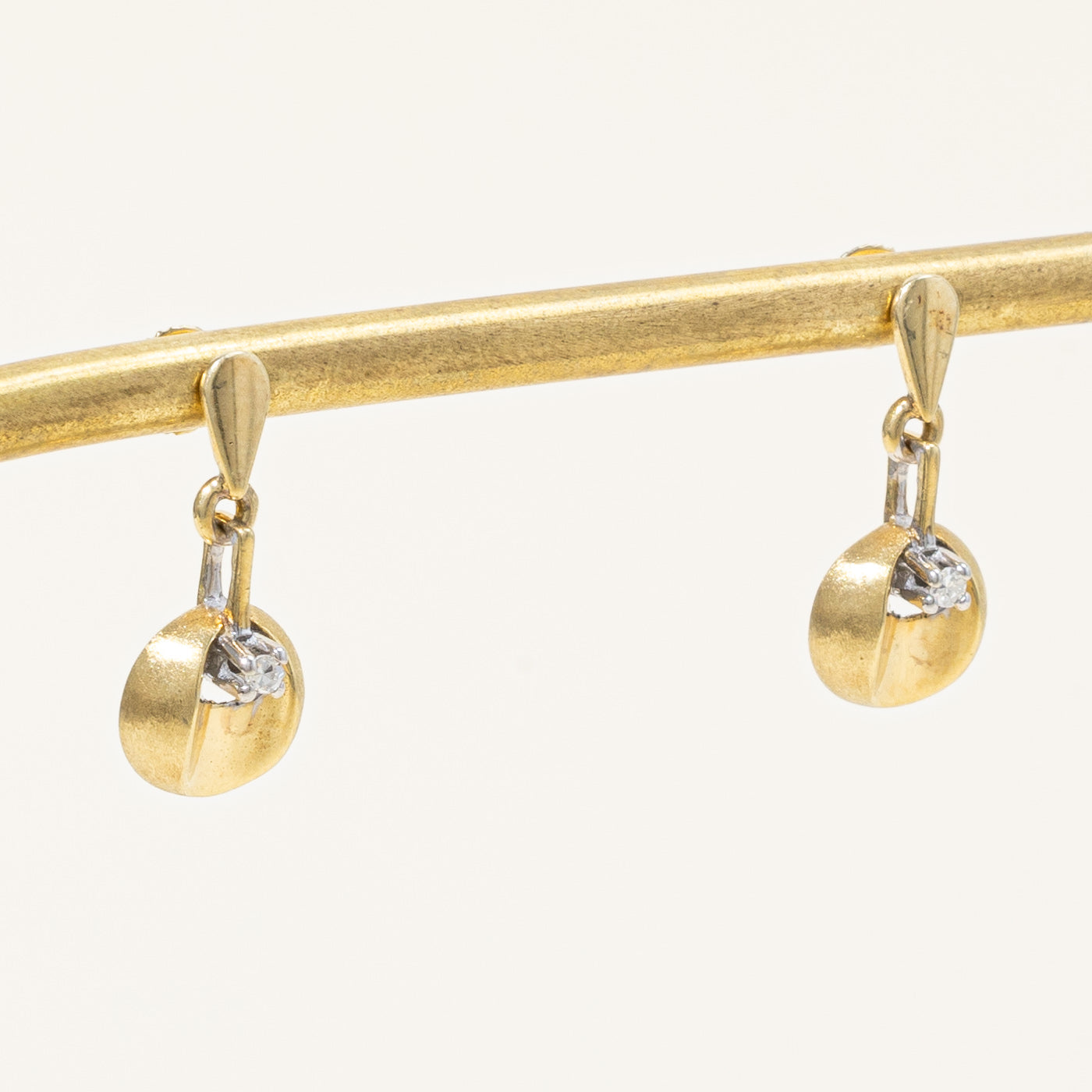 Diamond Drop Earrings | 0.04ctw |