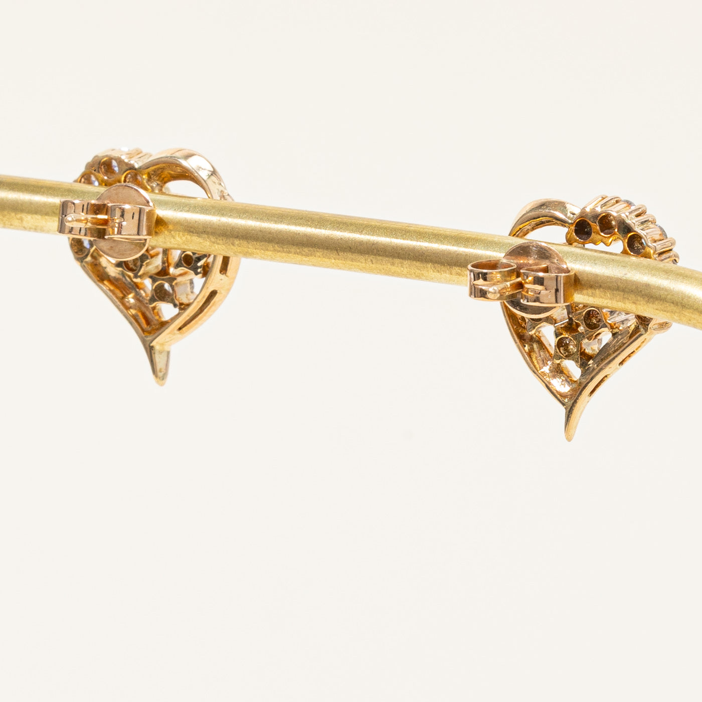 Diamond Heart Earrings | 0.64ctw |