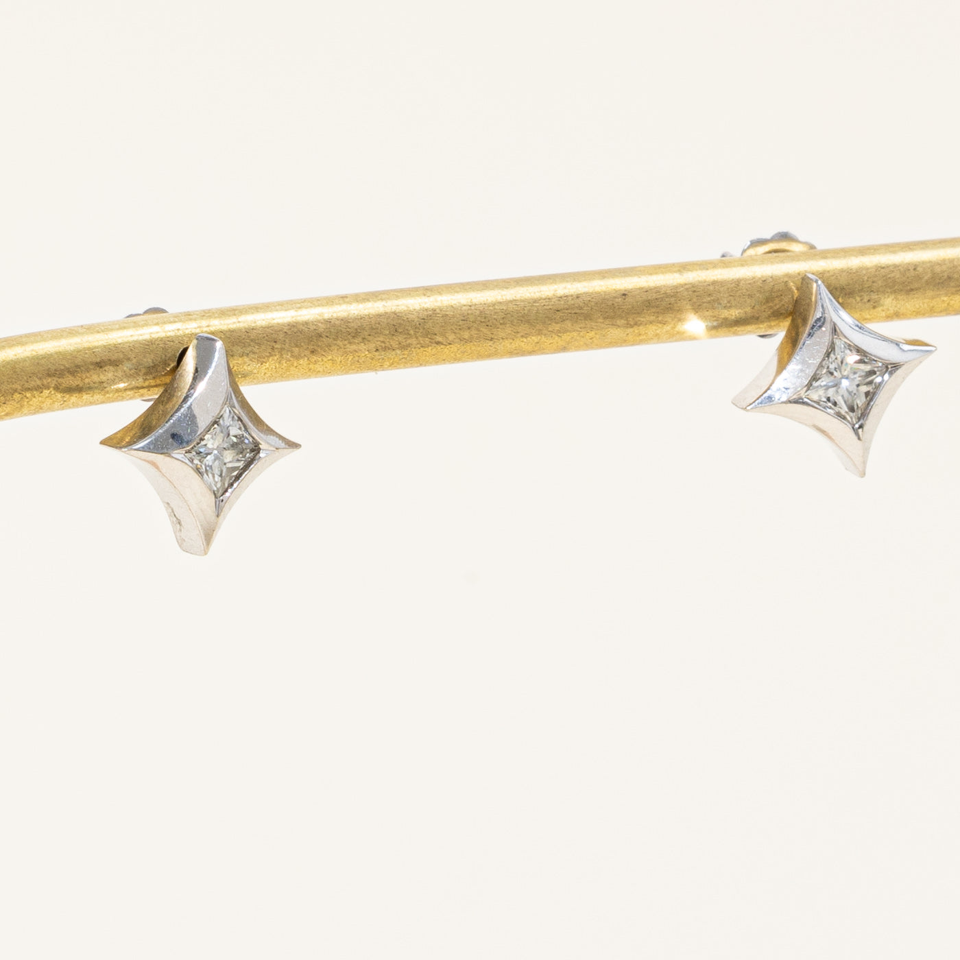 Princess Cut Diamond Earrings | 0.47ctw |