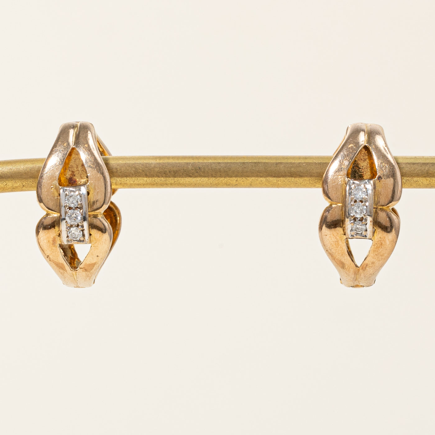 Diamond Loop Hoop Earrings | 0.12ctw |