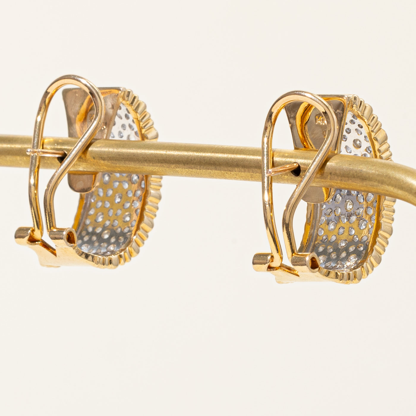 Diamond Lattice Stud Earrings | 0.44ctw |