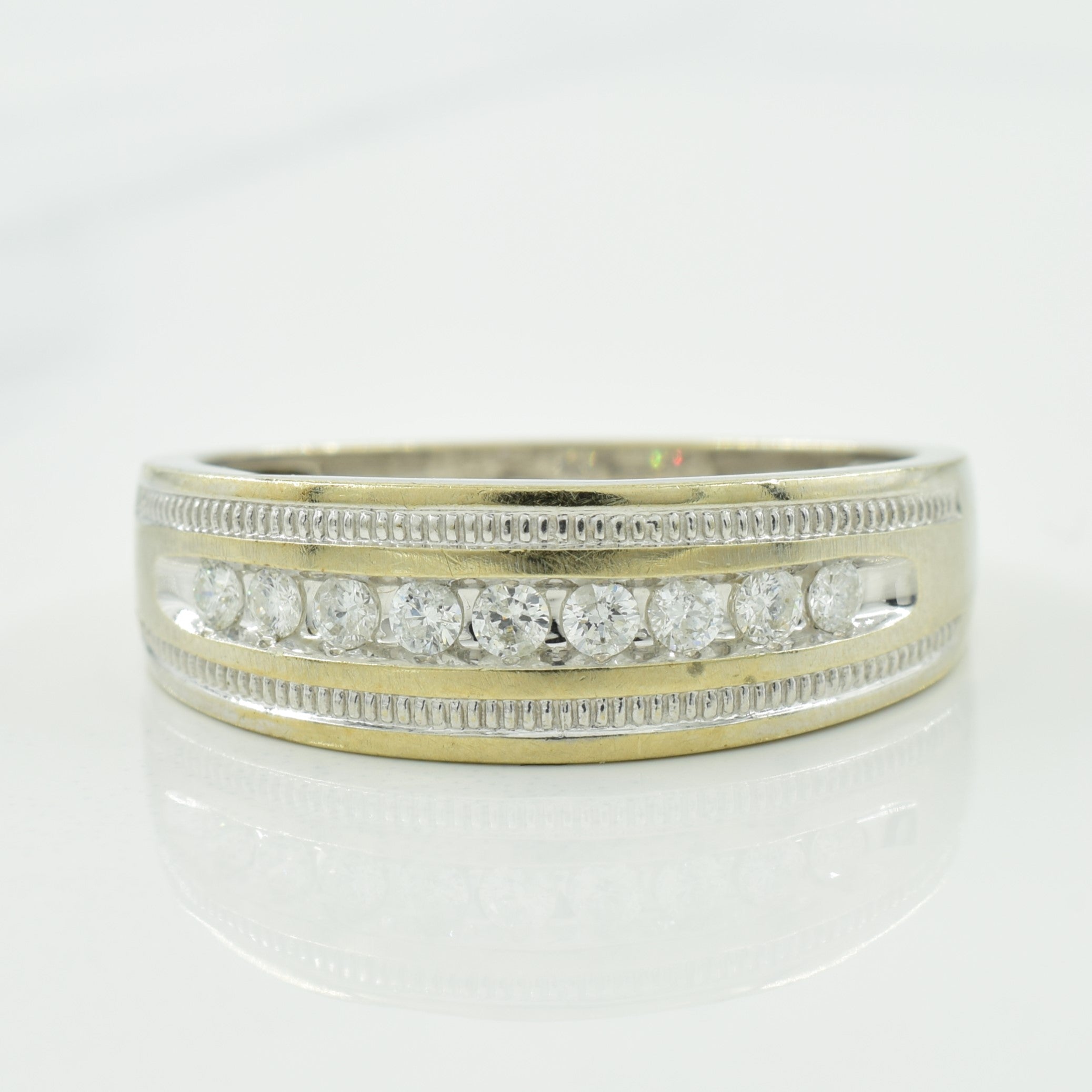 Channel Set Diamond Ring | 0.25ctw | SZ 10.5 |