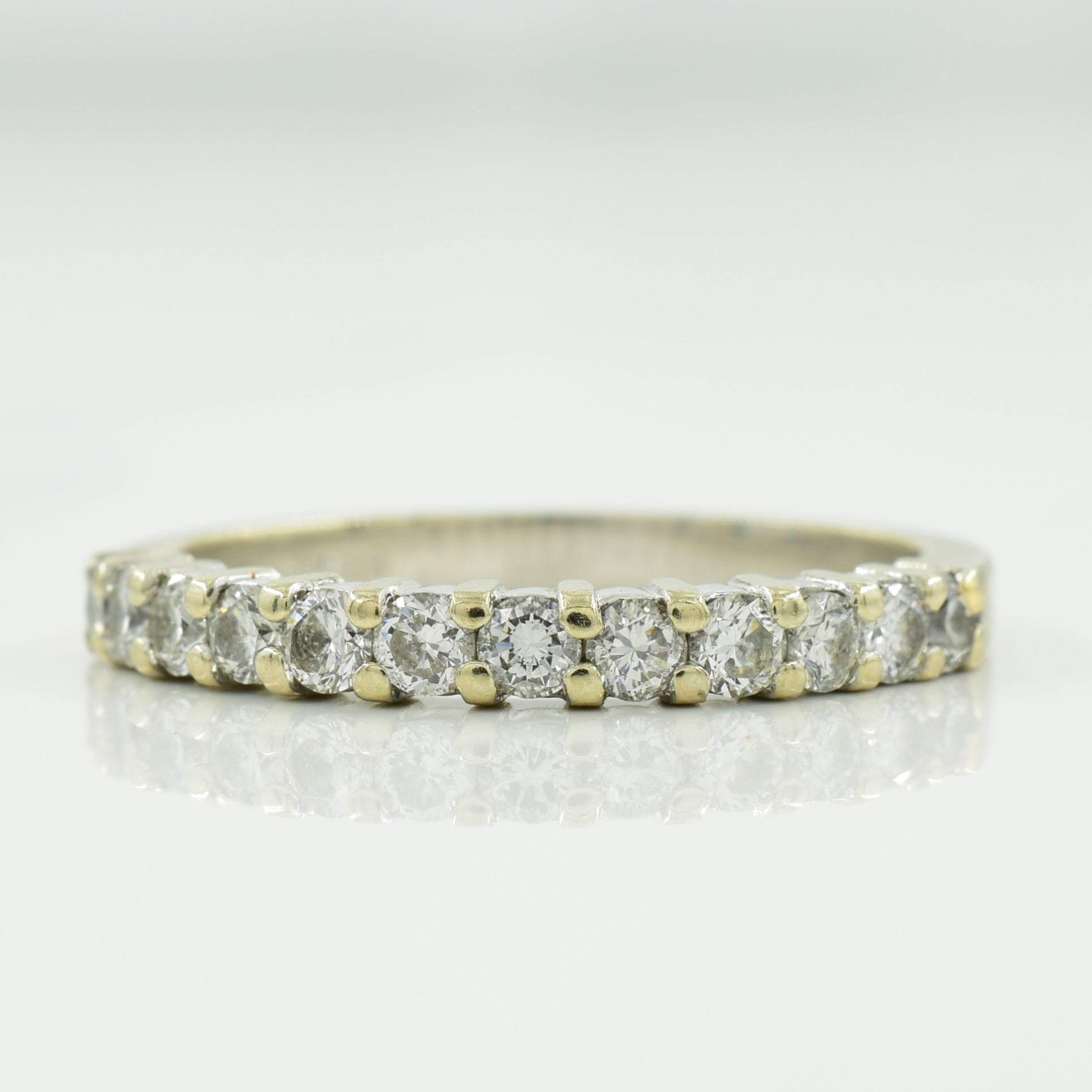 Semi Eternity Diamond Ring | 0.48ctw | SZ 6.25 |