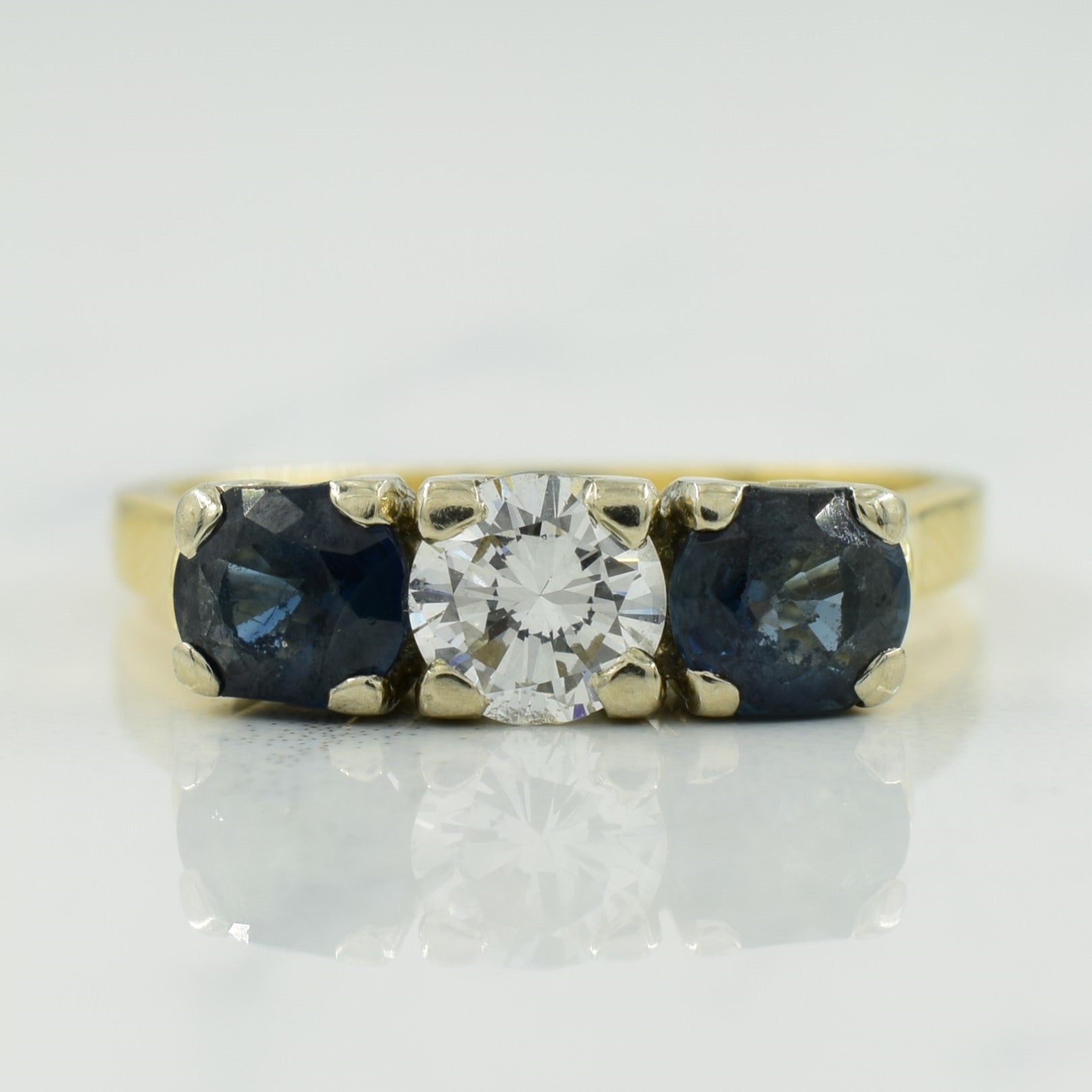 Sapphire & Diamond Ring | 0.60ctw, 0.33ct | SZ 4.25 |