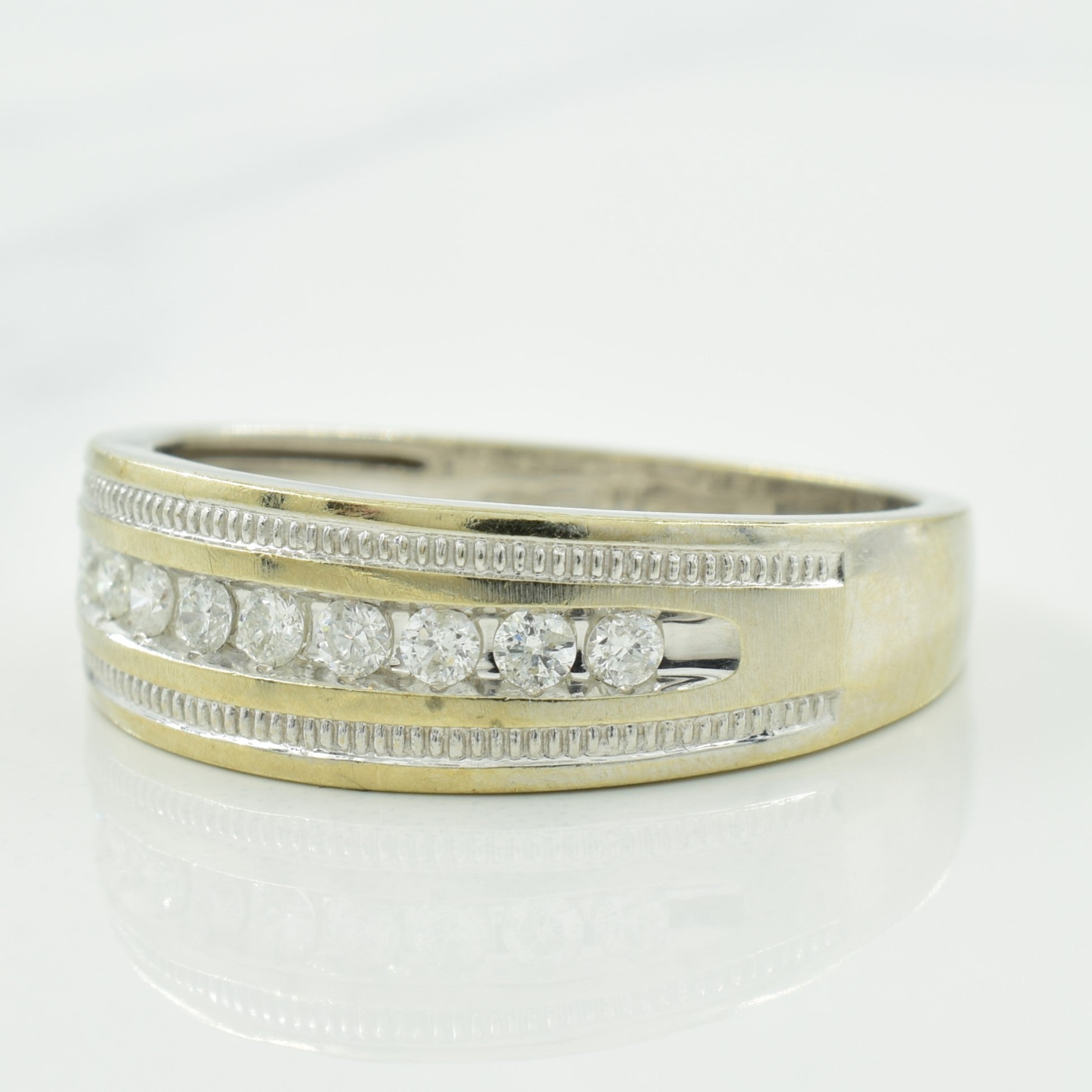 Channel Set Diamond Ring | 0.25ctw | SZ 10.5 |