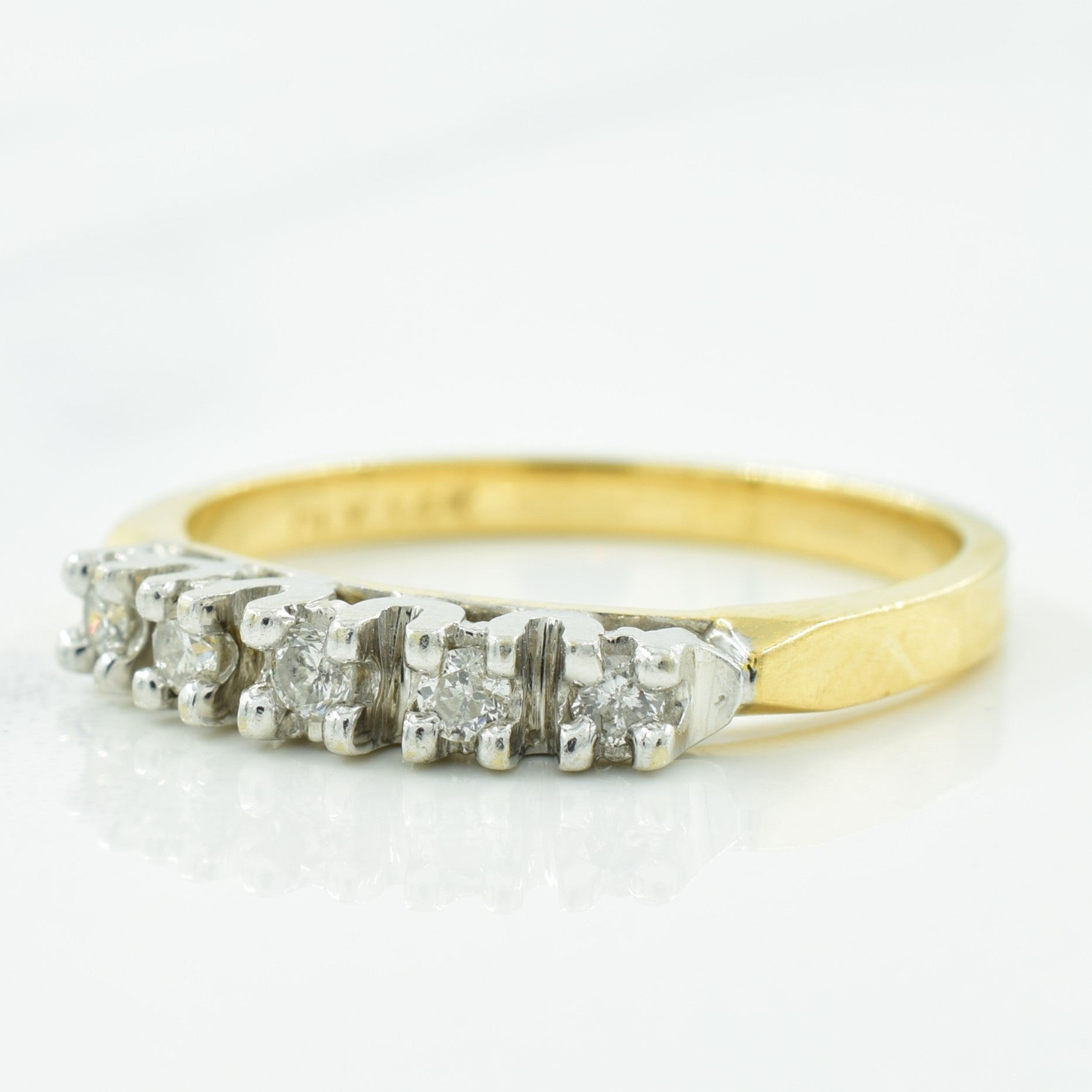 Five Stone Diamond Ring | 0.10ctw | SZ 6.25 |