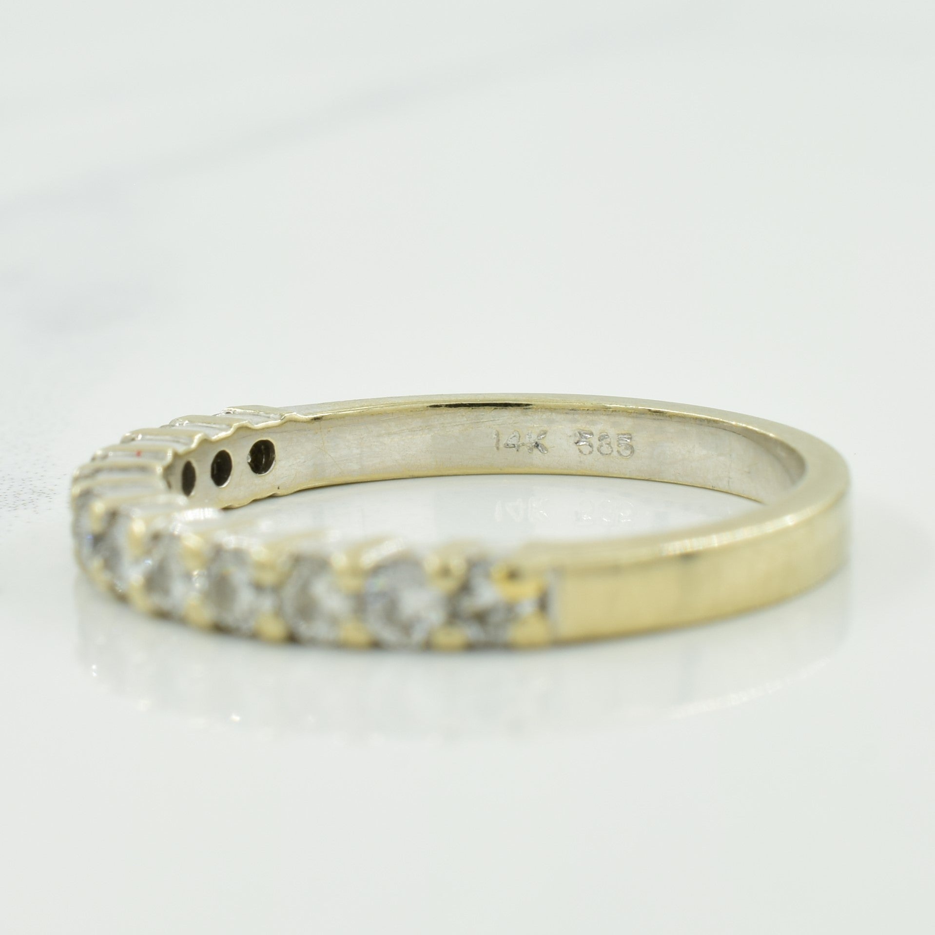 Semi Eternity Diamond Ring | 0.48ctw | SZ 6.25 |