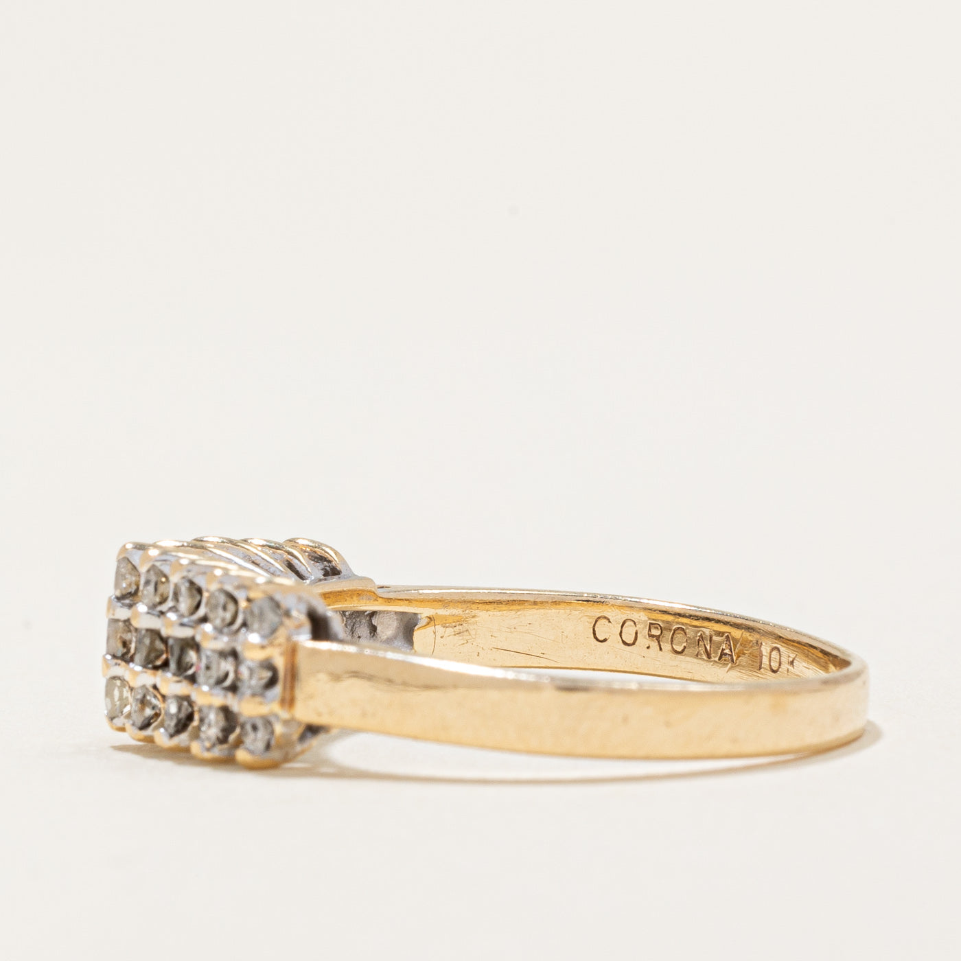 High Set Diamond Ring | 0.46ctw | SZ 8.5 |