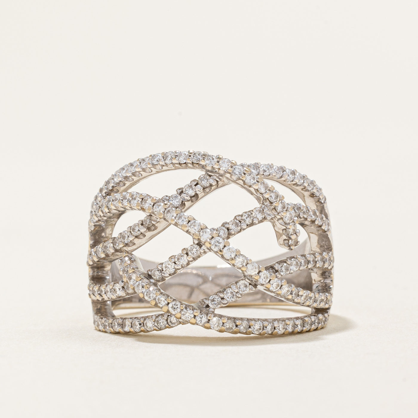 Diamond Cocktail Ring | 0.65ctw | SZ 6.75 |