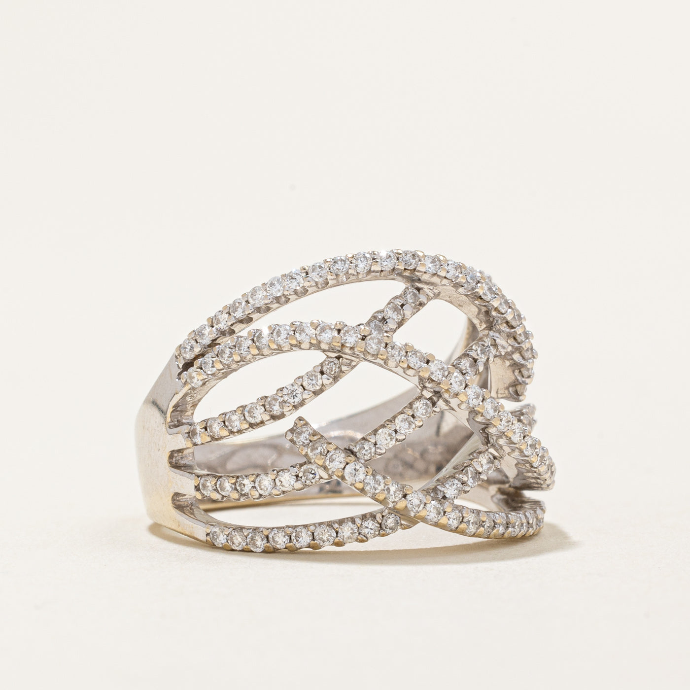 Diamond Cocktail Ring | 0.65ctw | SZ 6.75 |