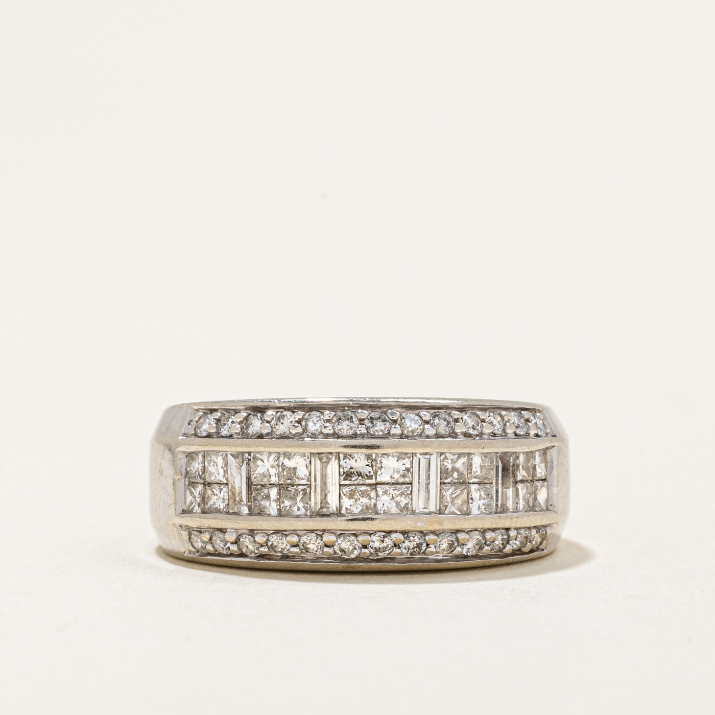 Diamond Cocktail Ring | 0.96ctw | SZ 6.75 |