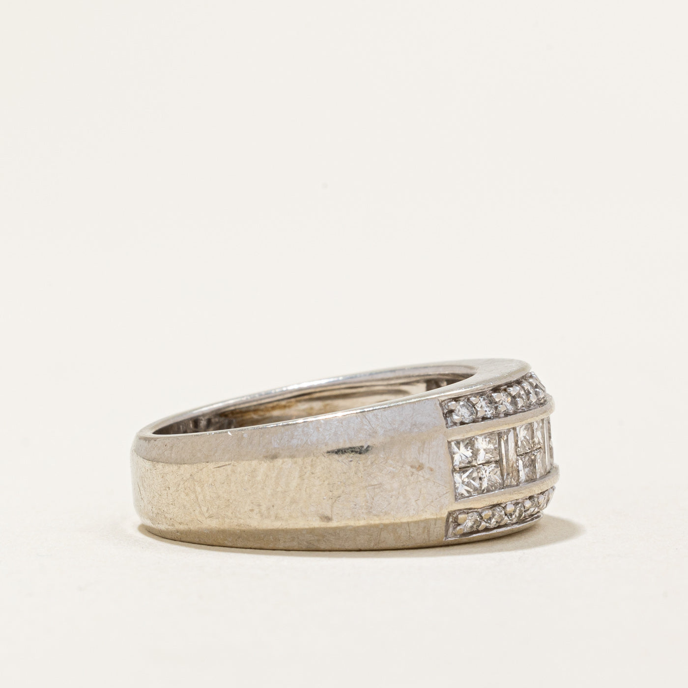 Diamond Cocktail Ring | 0.96ctw | SZ 6.75 |