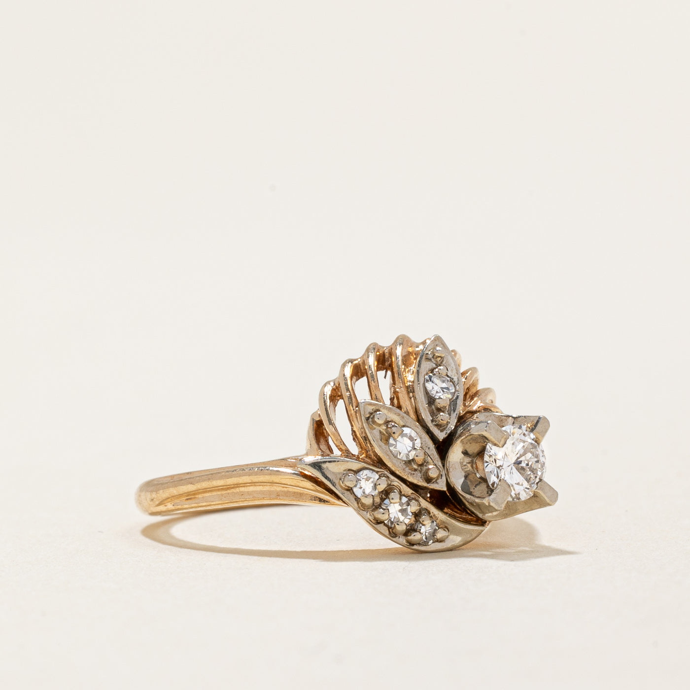 Diamond Cocktail Ring | 0.24ctw | SZ 4.25 |