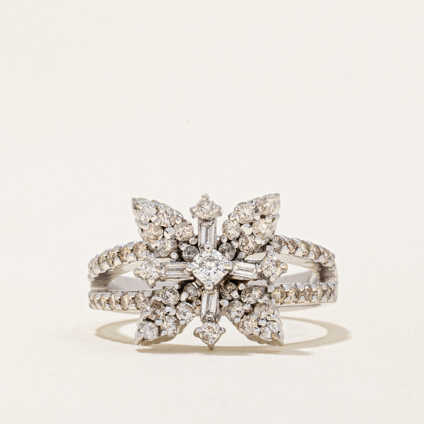Diamond Cocktail Ring | 0.64ctw | SZ 7 |