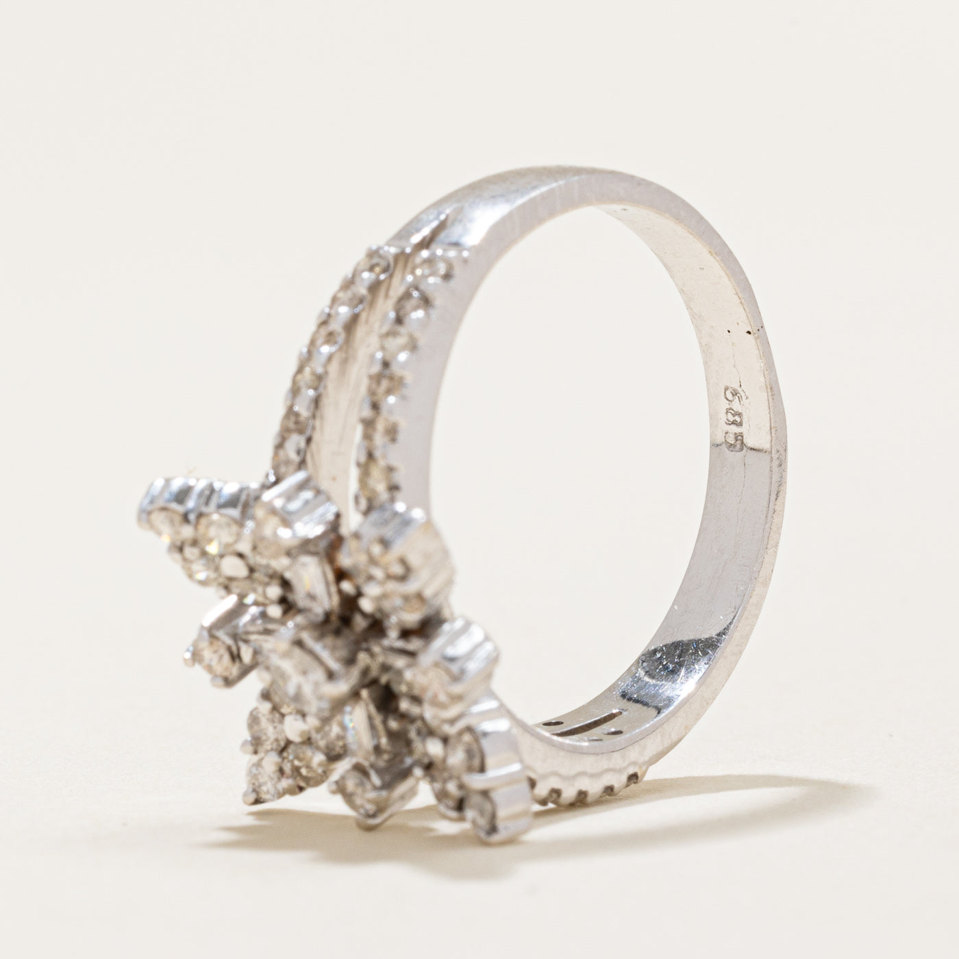 Diamond Cocktail Ring | 0.64ctw | SZ 7 |