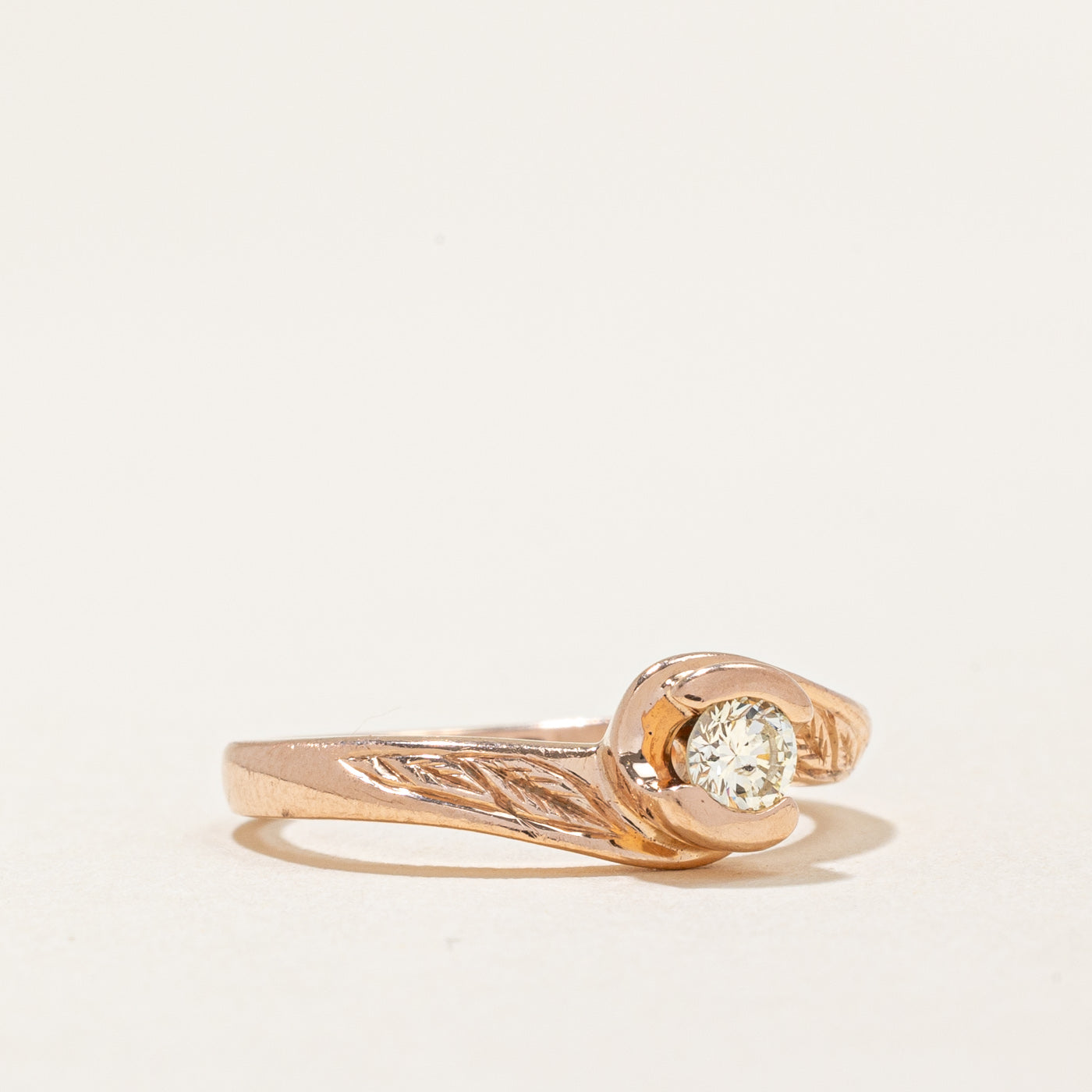 Tension Set Diamond Ring | 0.18ct | SZ 5 |