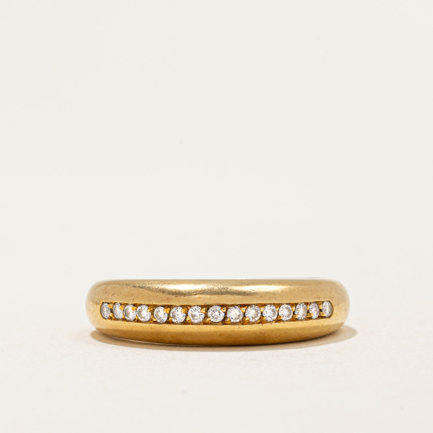 Channel Set Diamond Ring | 0.15ctw | SZ 7.25 |