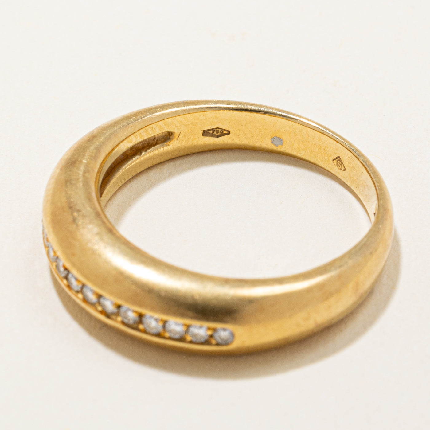 Channel Set Diamond Ring | 0.15ctw | SZ 7.25 |