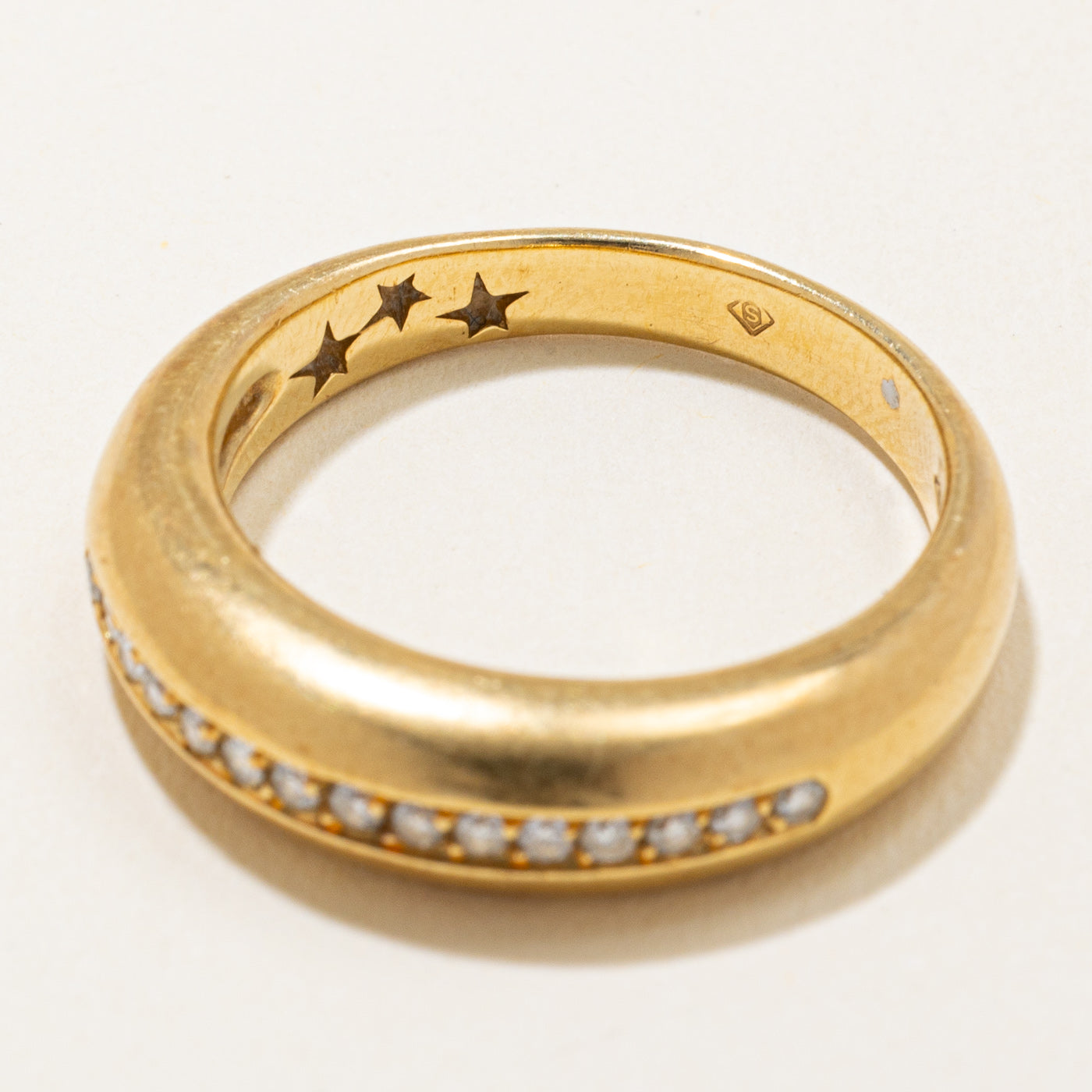 Channel Set Diamond Ring | 0.15ctw | SZ 7.25 |