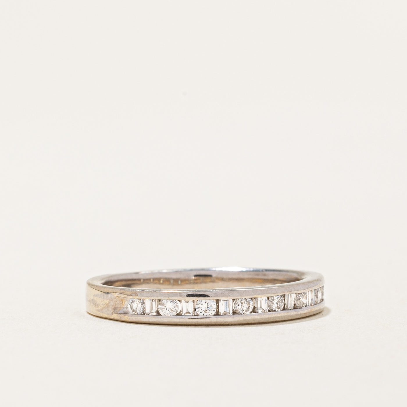 Channel Set Diamond Ring | 0.20ctw | SZ 4.75 |