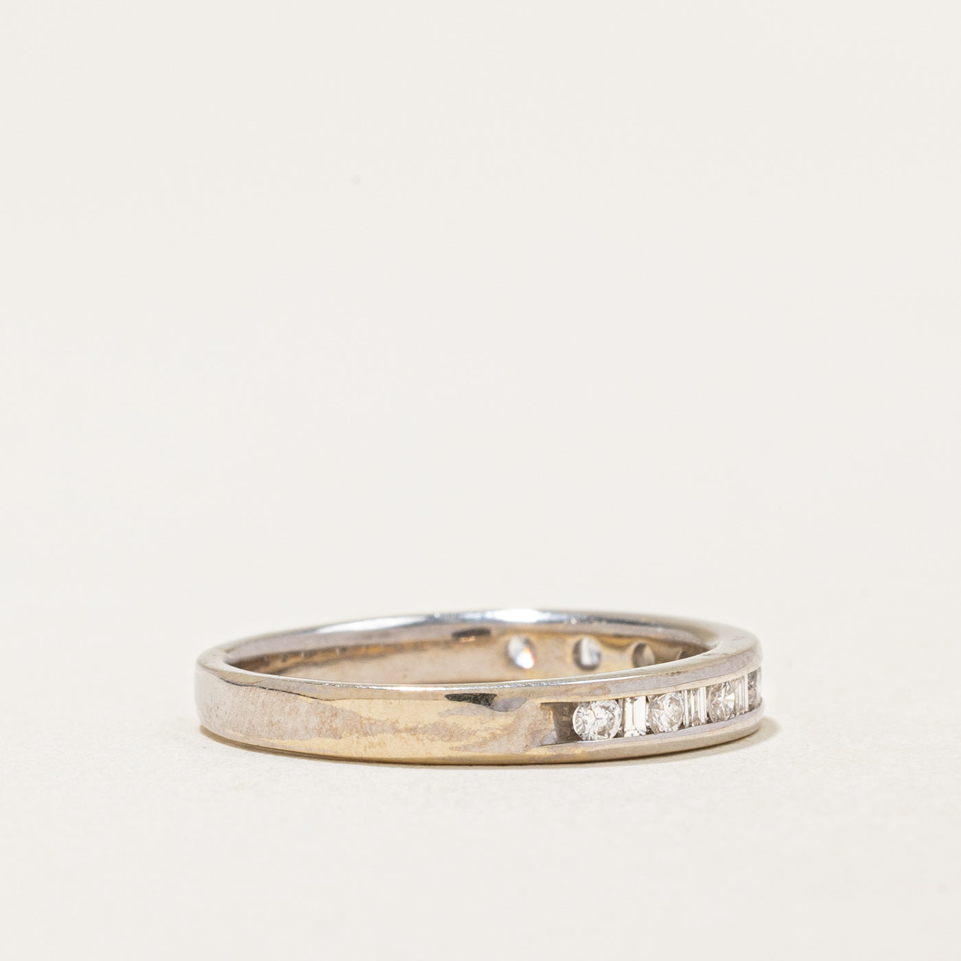 Channel Set Diamond Ring | 0.20ctw | SZ 4.75 |