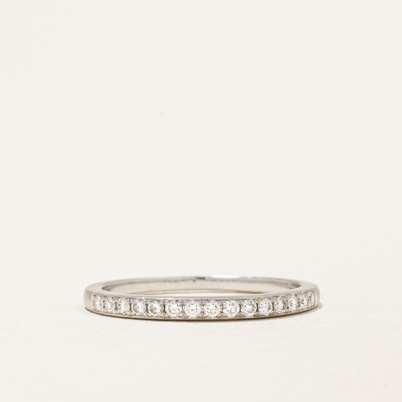 Diamond Half Eternity Ring | 0.21ctw | SZ 6.75 |