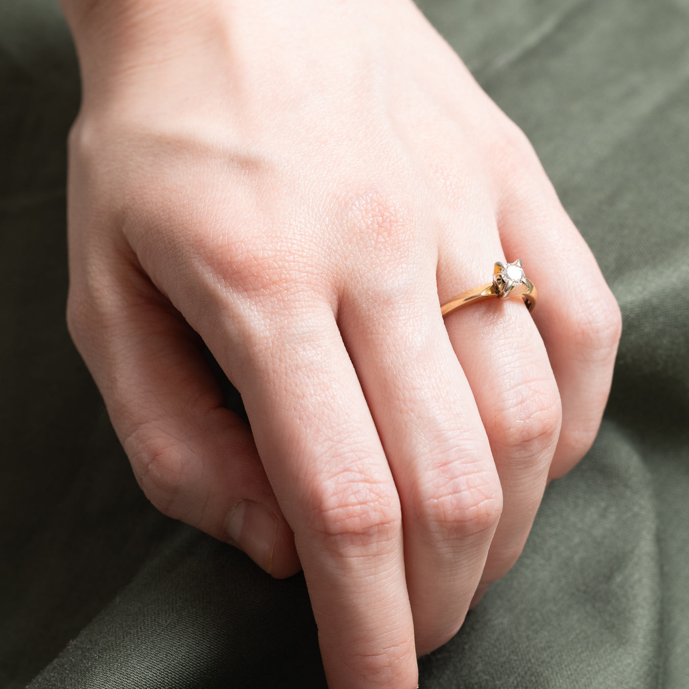 Solitaire Diamond Ring | 0.26ct | SZ 6