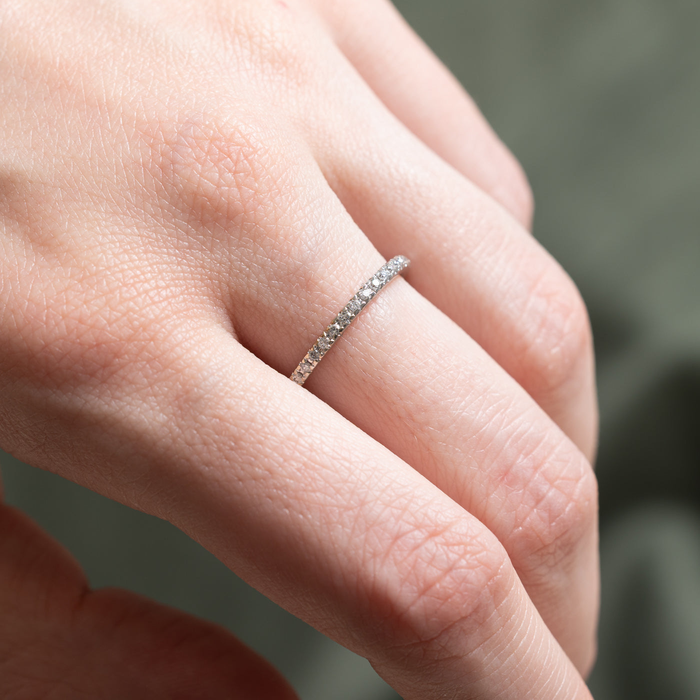Semi Eternity Diamond Band | 0.13ctw | SZ 7.25