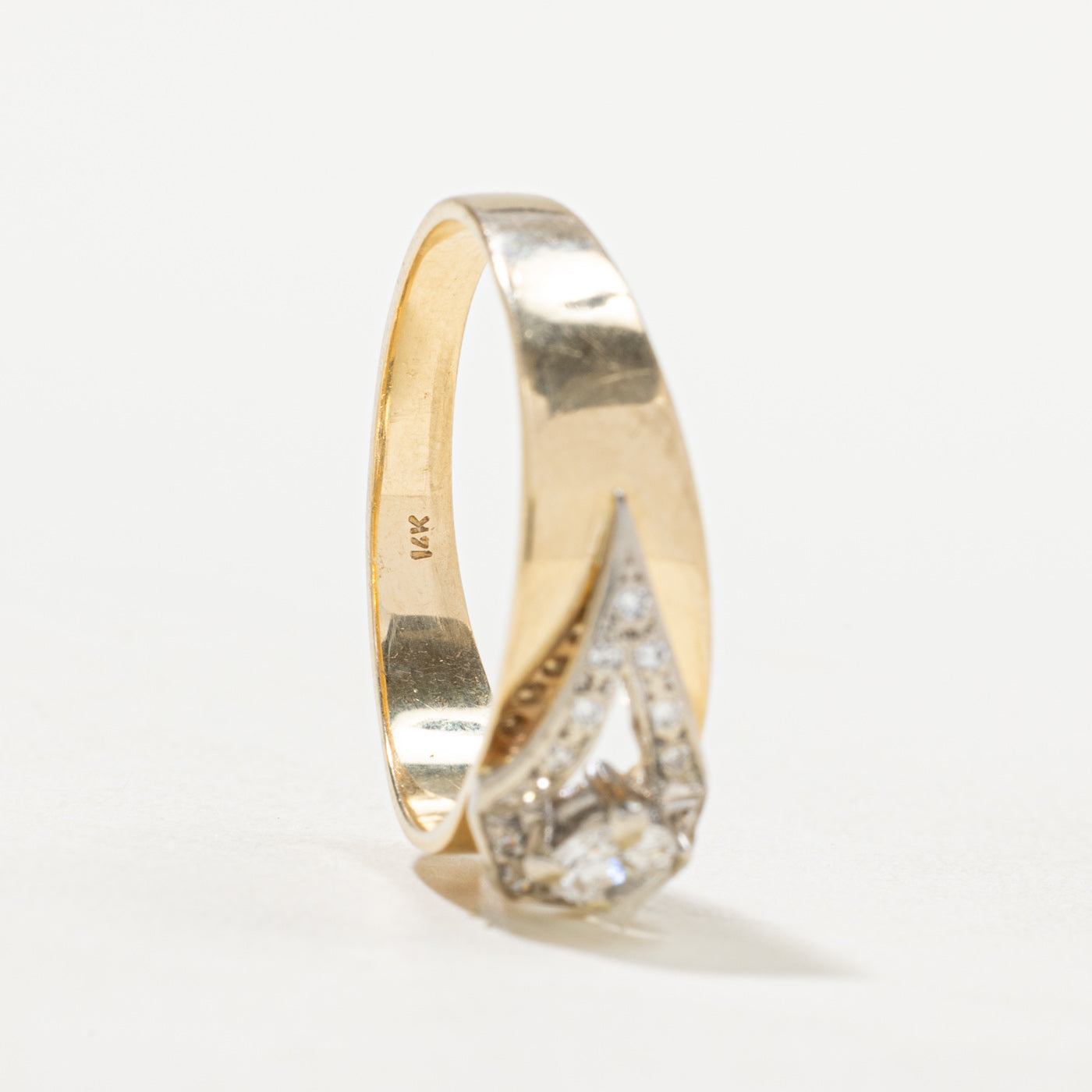 Rhombus Design Diamond Ring | 0.43ctw | SZ 11.25