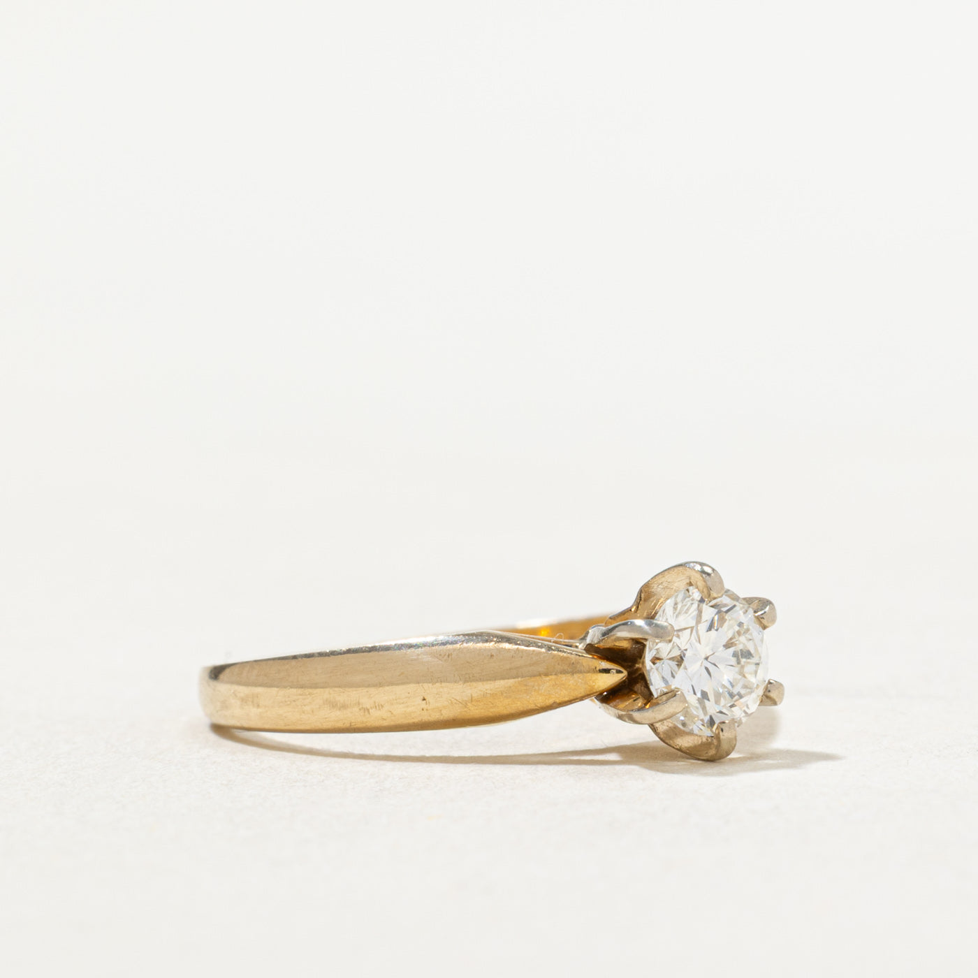Solitaire Diamond Engagement Ring | 0.42ct | SZ 5