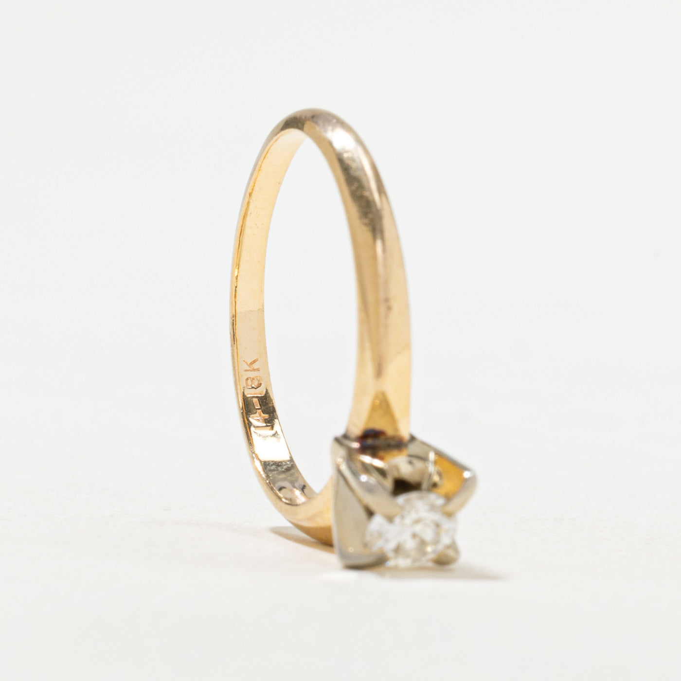 Solitaire Diamond Ring | 0.26ct | SZ 6